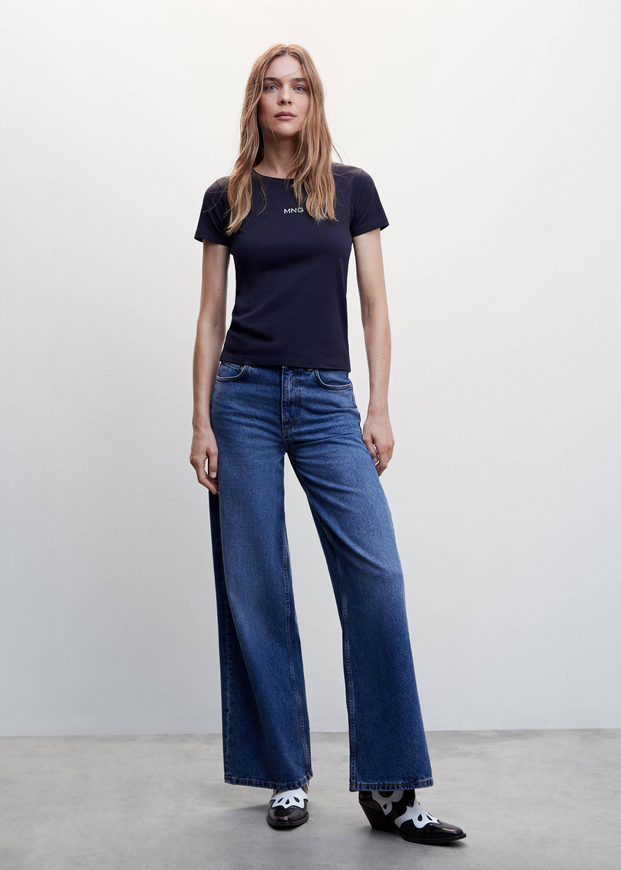 Camiseta algodón logo - Plano general