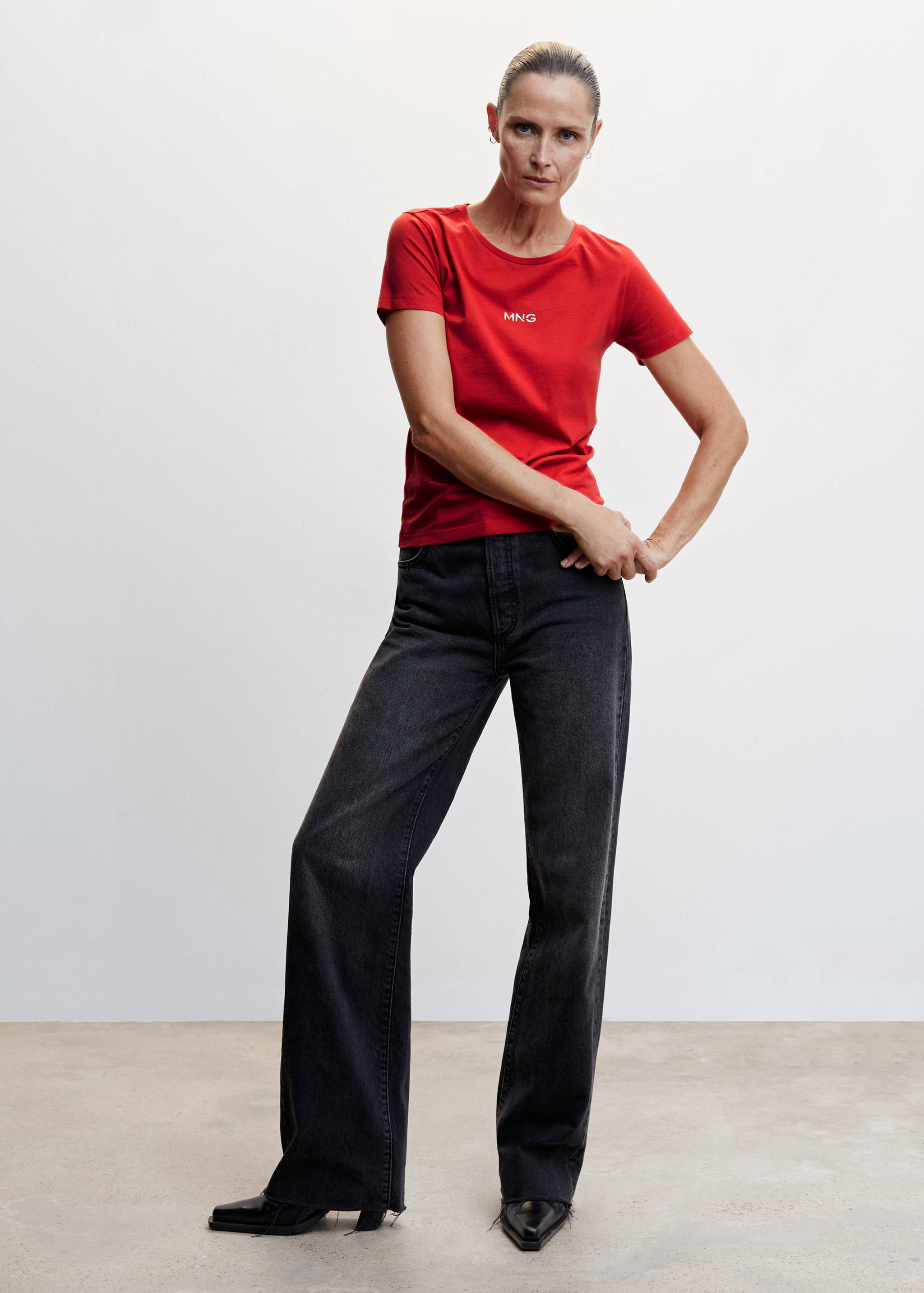 Camiseta algodón logo - Plano general