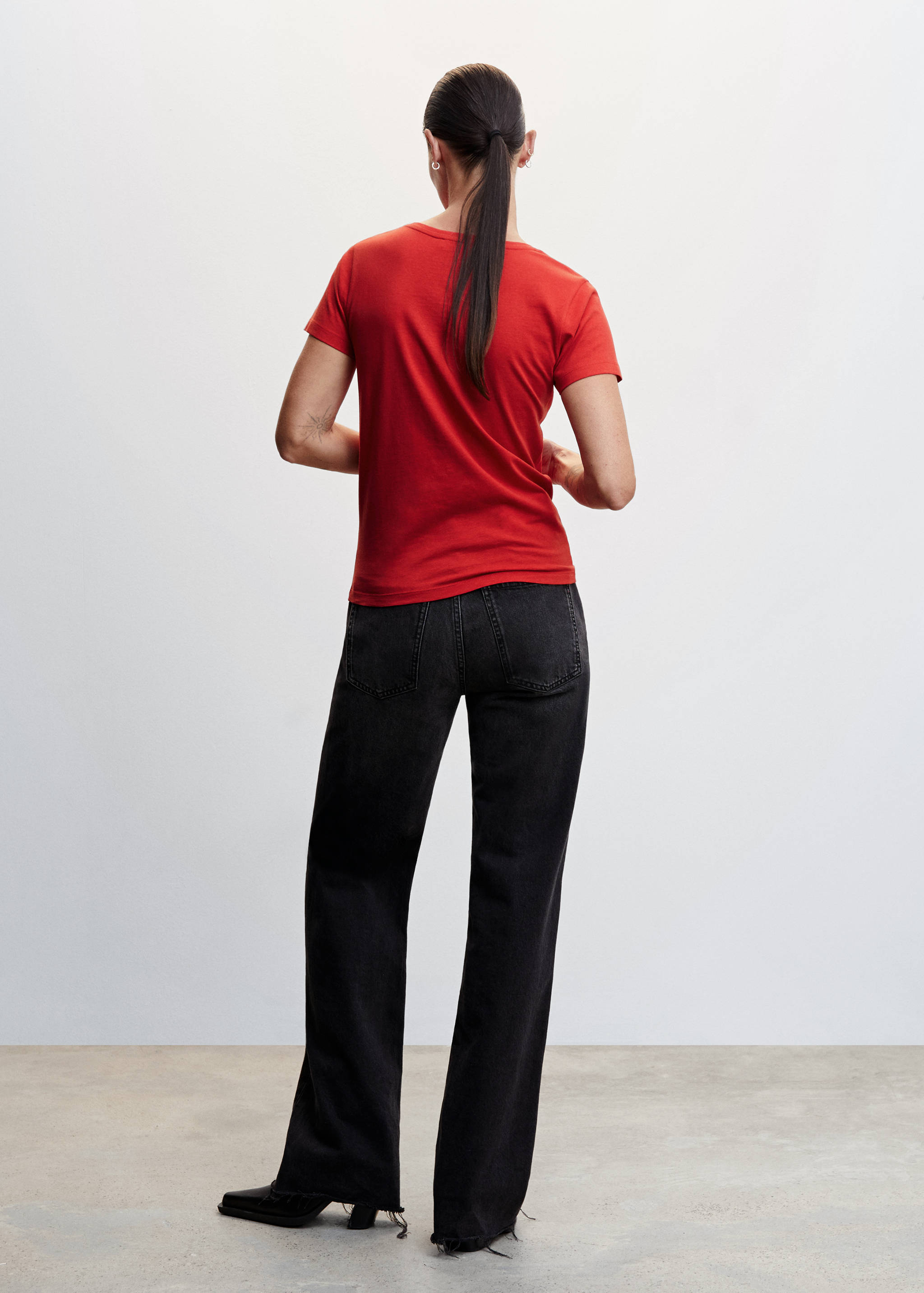 Camiseta algodón logo - Reverso del artículo