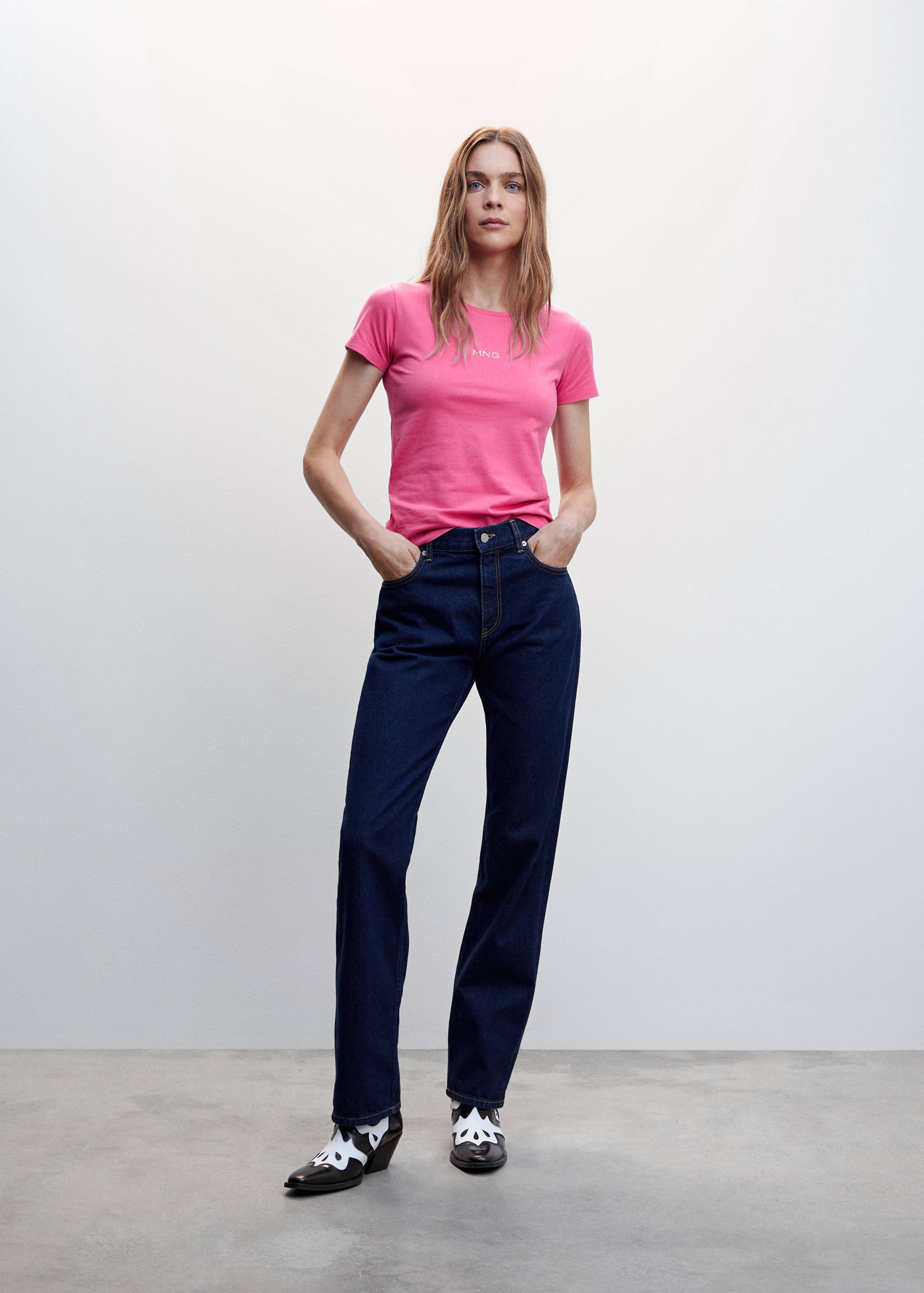 Camiseta algodón logo - Plano general