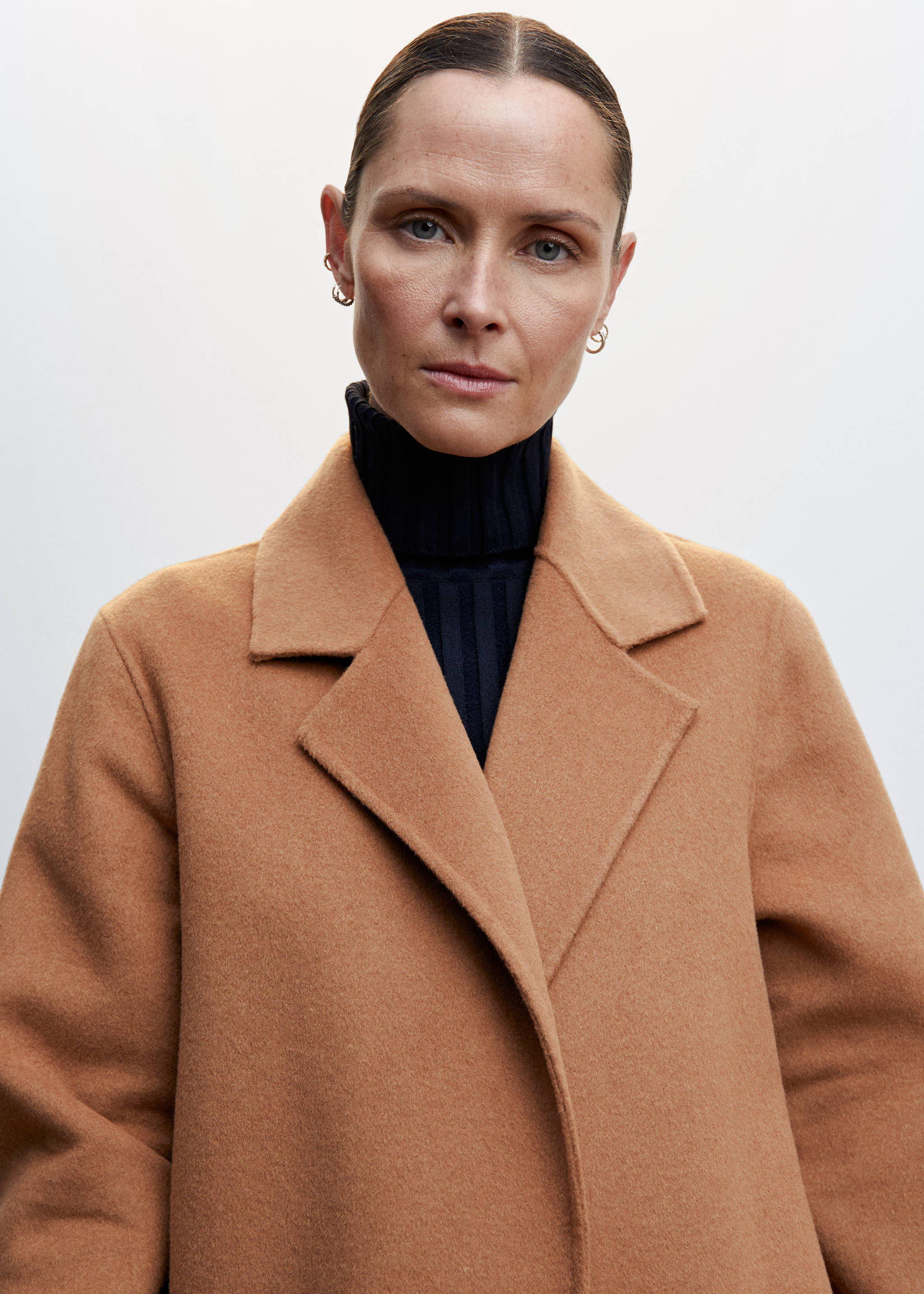 腰带手工大衣 - null