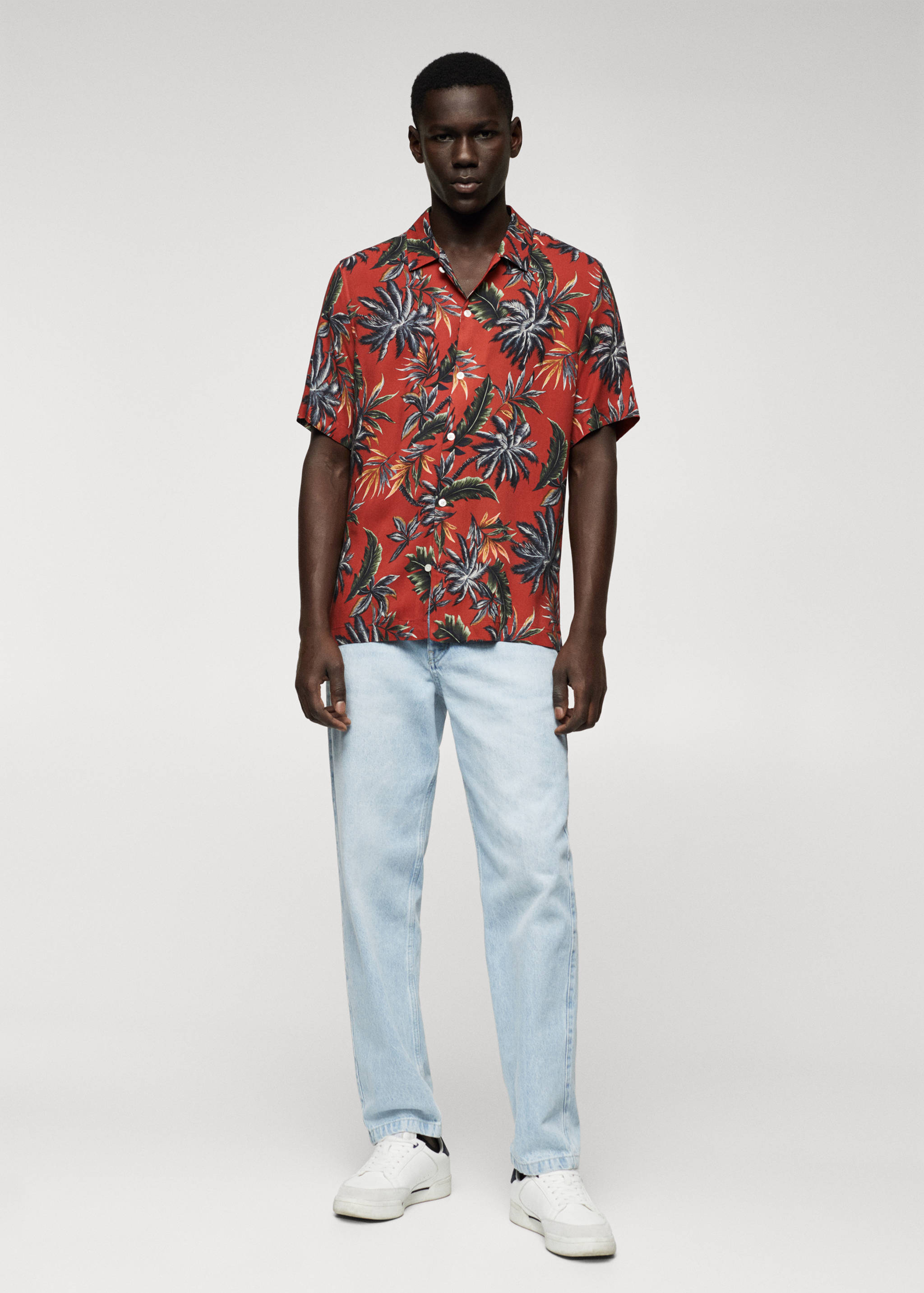 Hawaiian flowy shirt - General plane