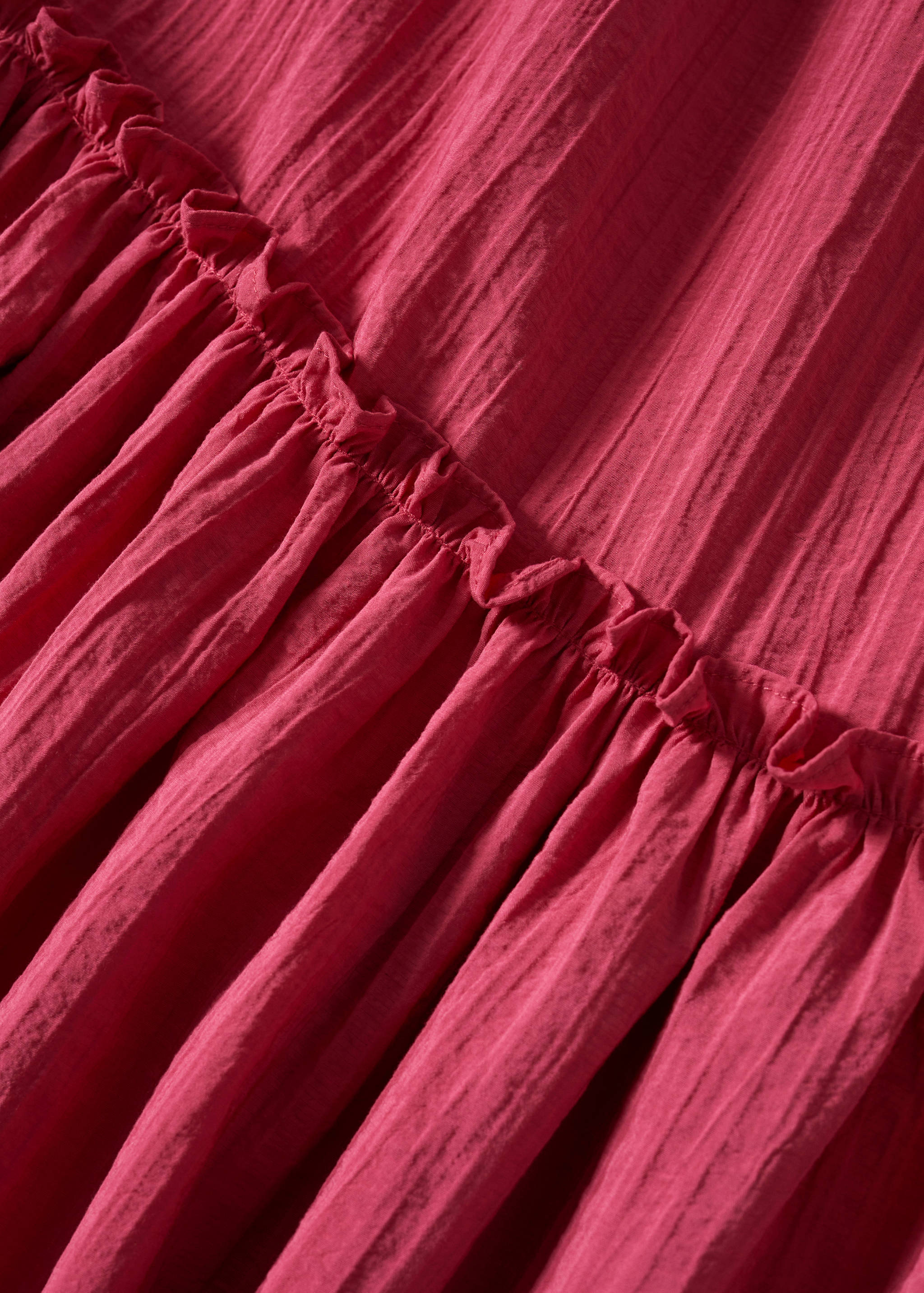 Robe texturée manches bouffantes - Détail de l'article 8