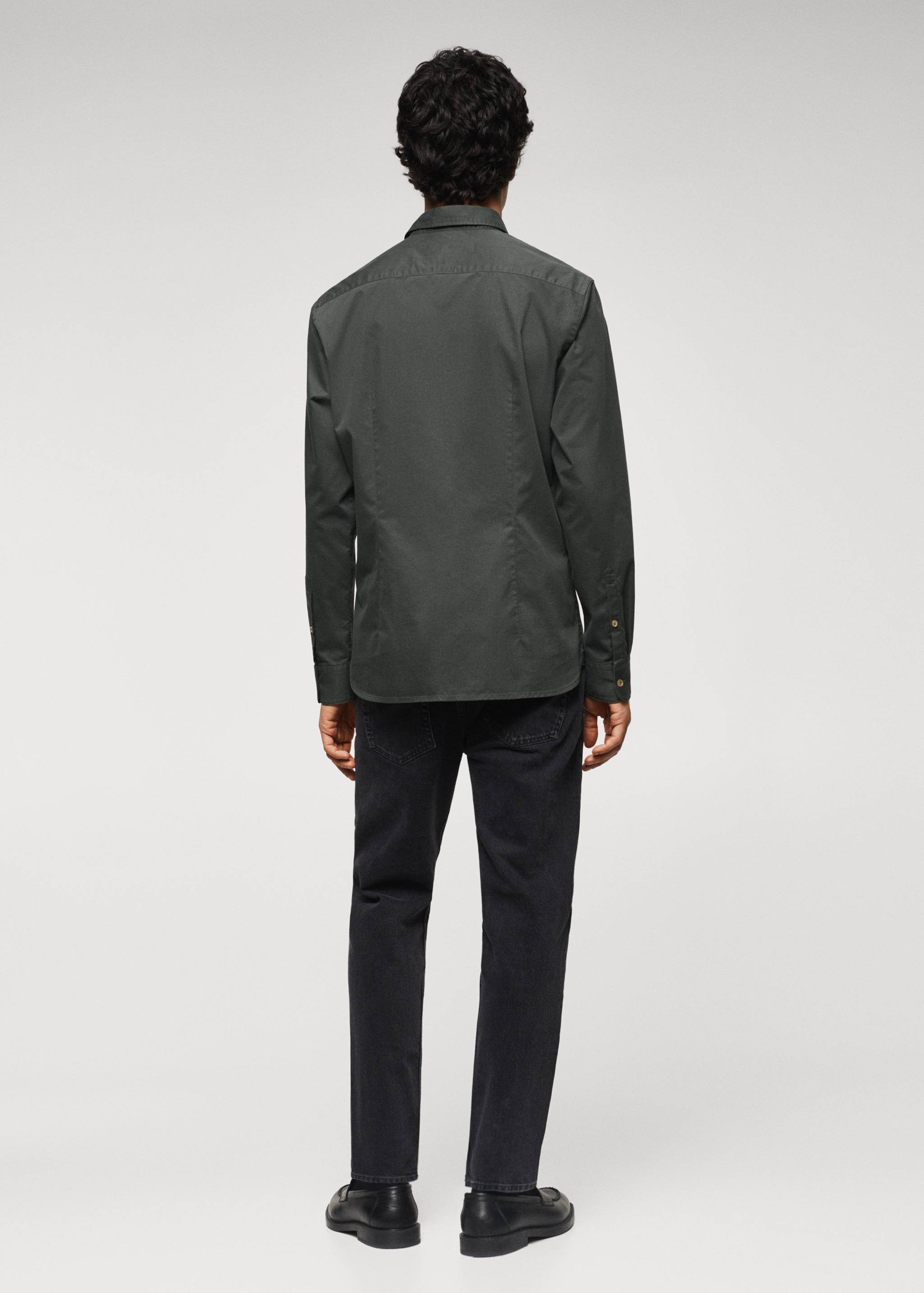 Chemise slim fit coton - Verso de l’article