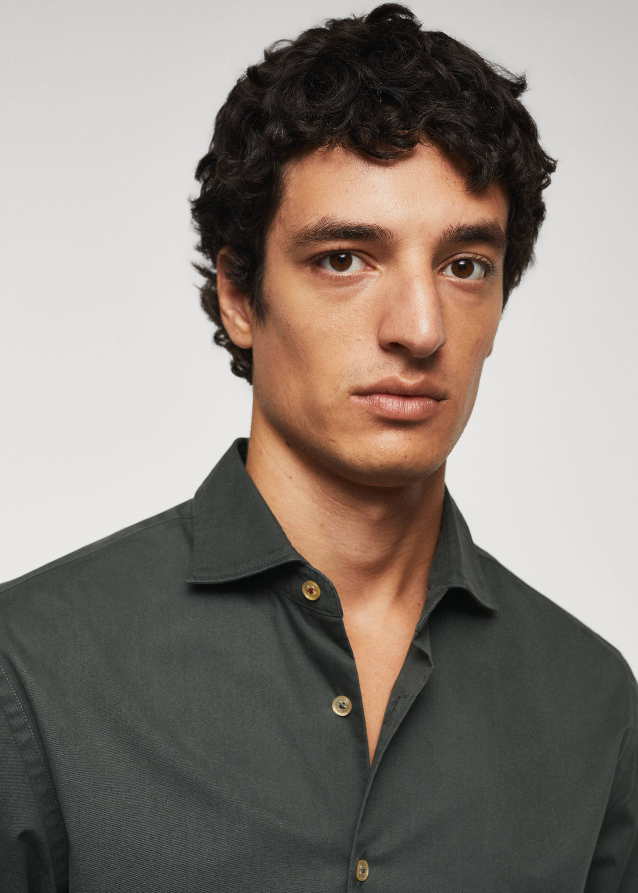 Chemise slim fit coton - Détail de l'article 1