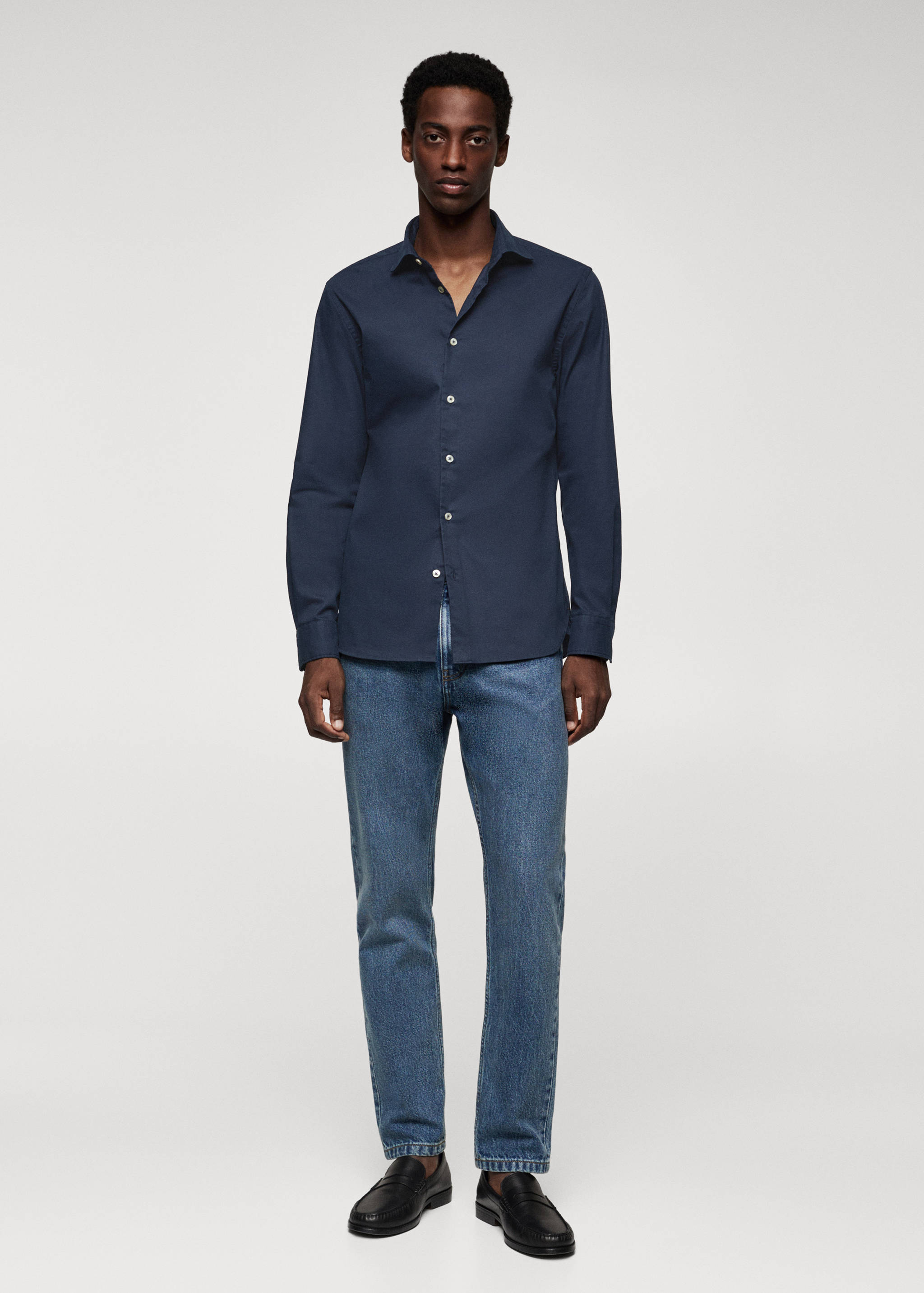 Chemise slim fit coton - Plan général