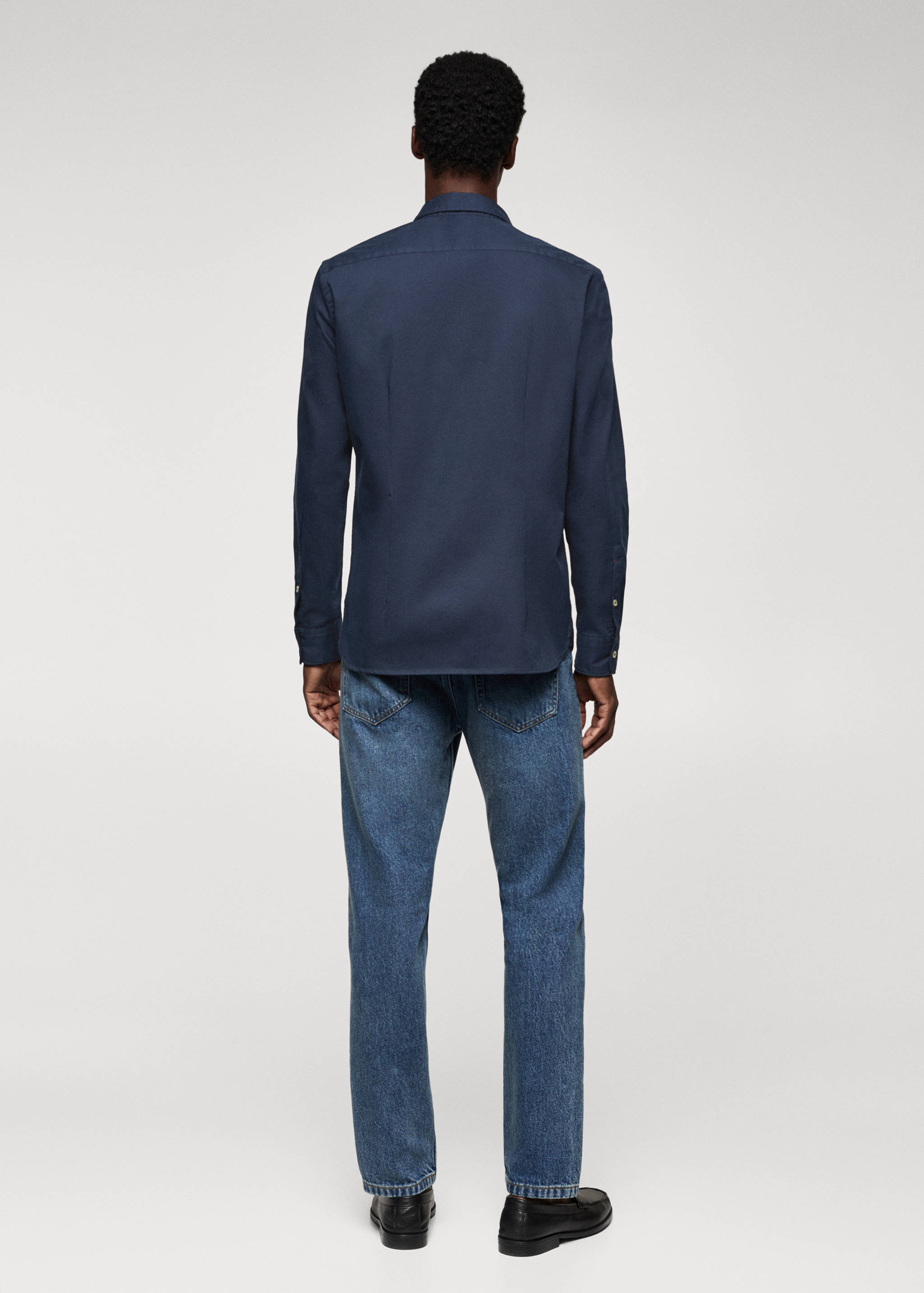 Chemise slim fit coton - Verso de l’article