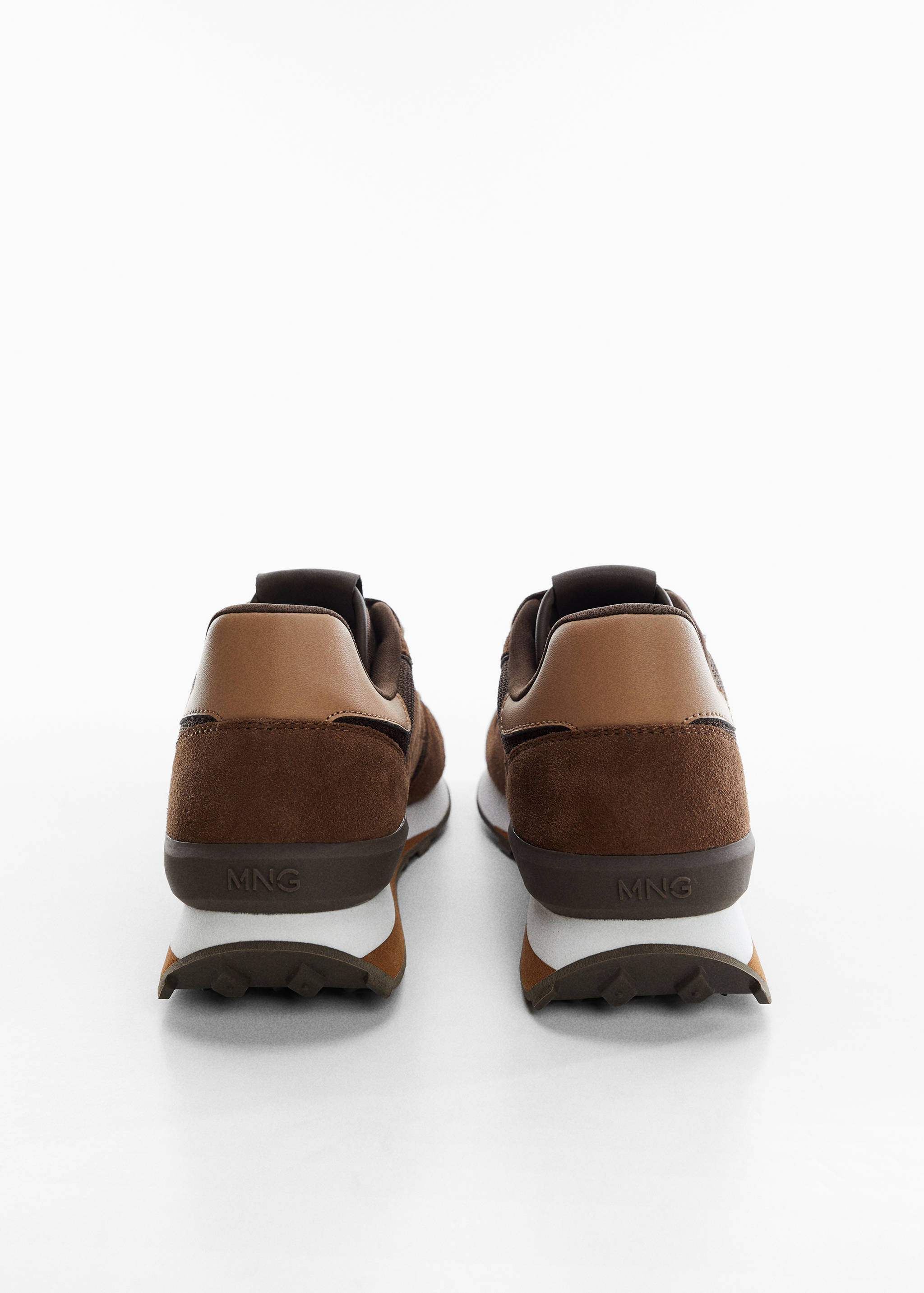 Комбинированные кроссовки из кожи - Деталь изделия 1