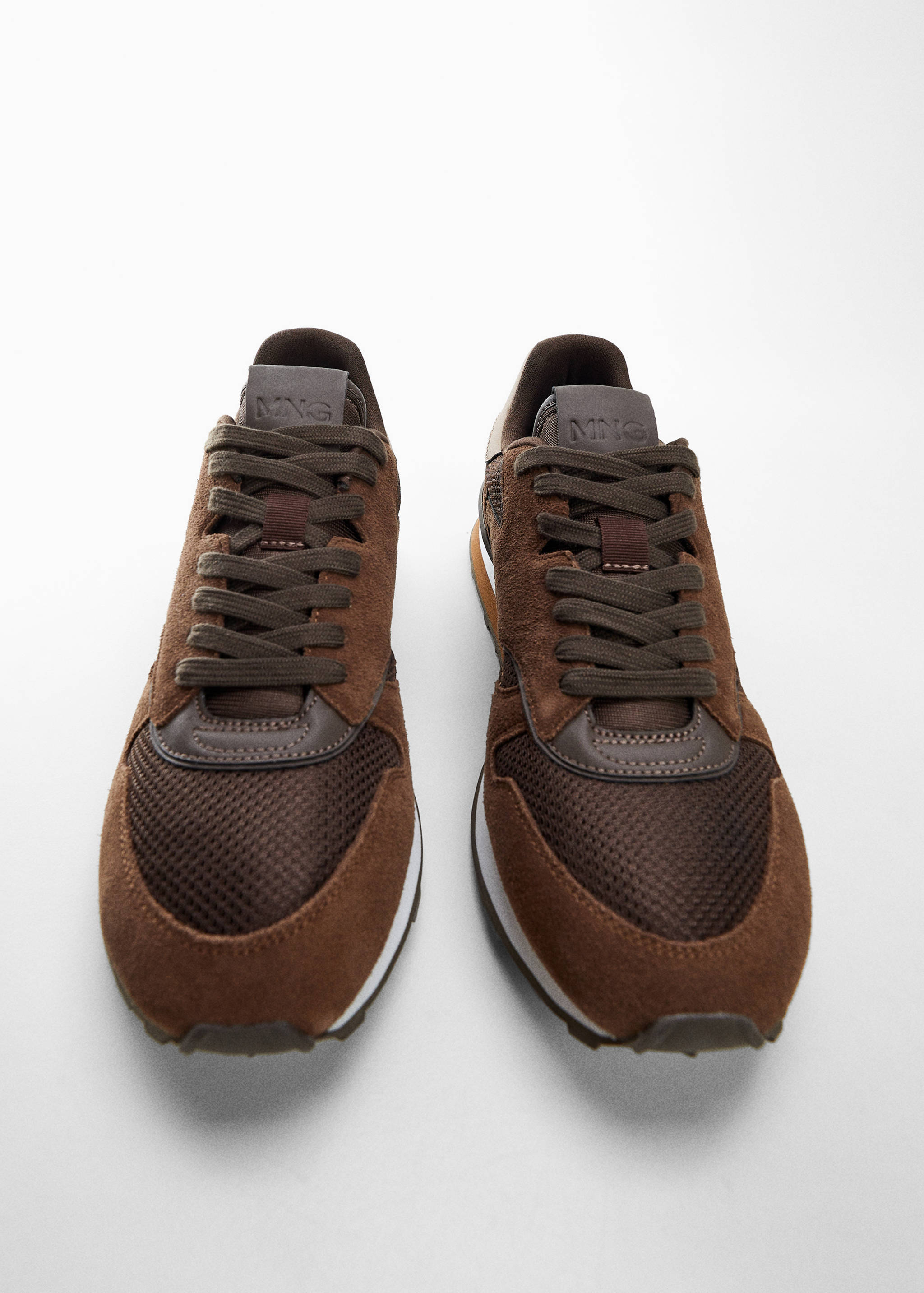 Комбинированные кроссовки из кожи - Деталь изделия 5