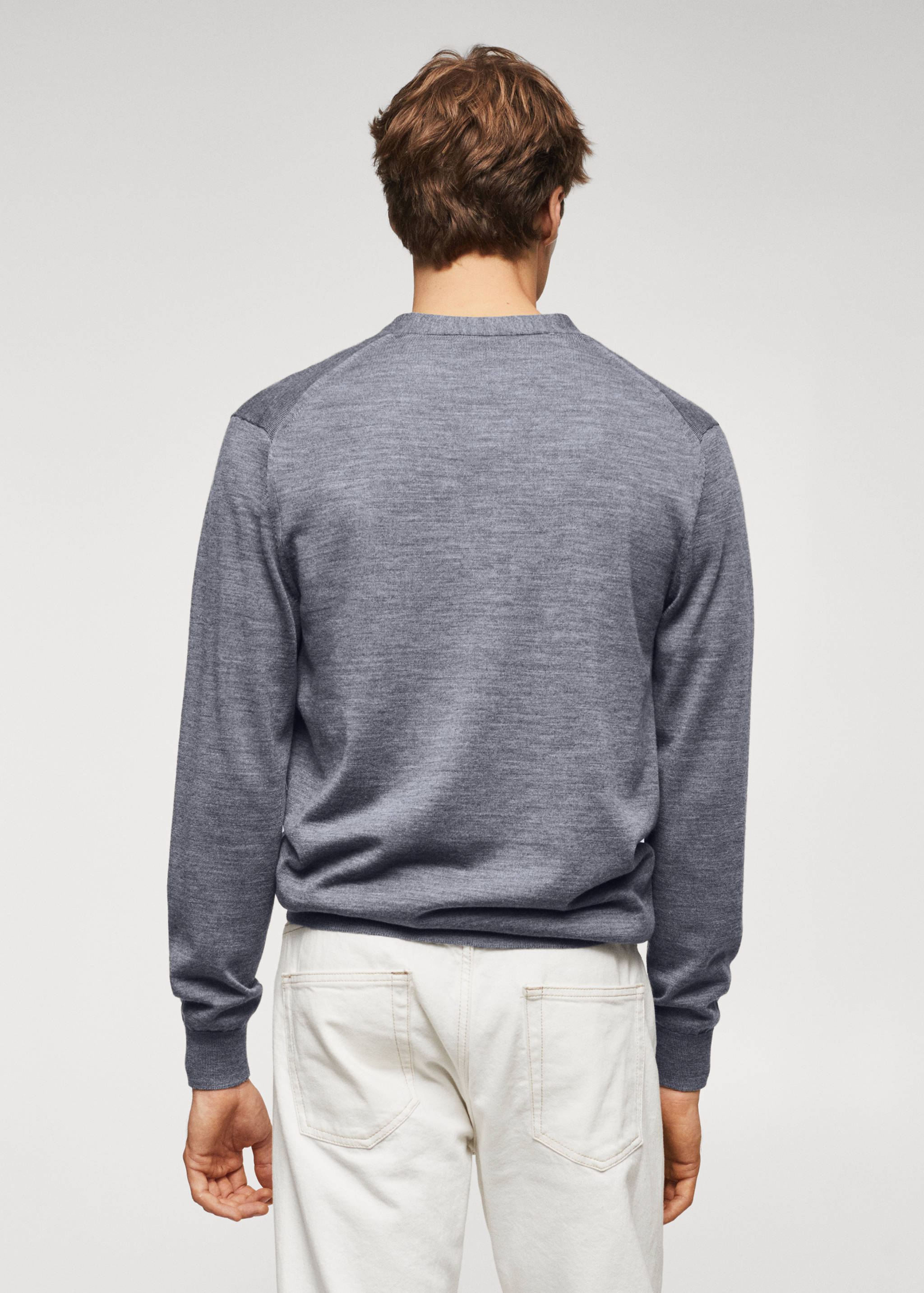 Merino wool washable sweater - Reverse of the article