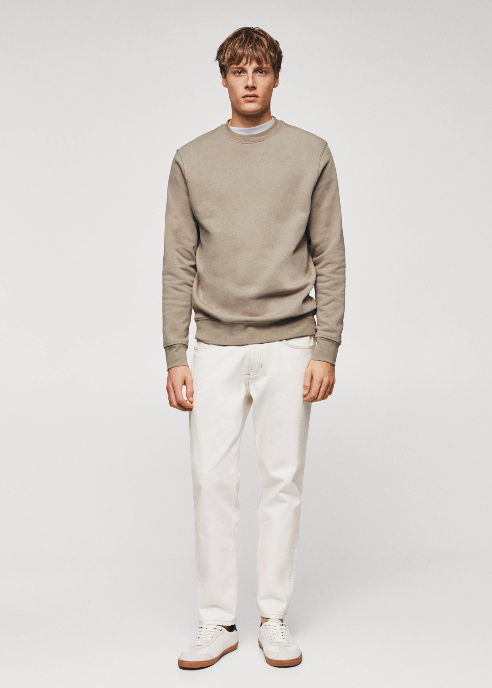 Sweat-shirt tissu éponge coton - Plan général