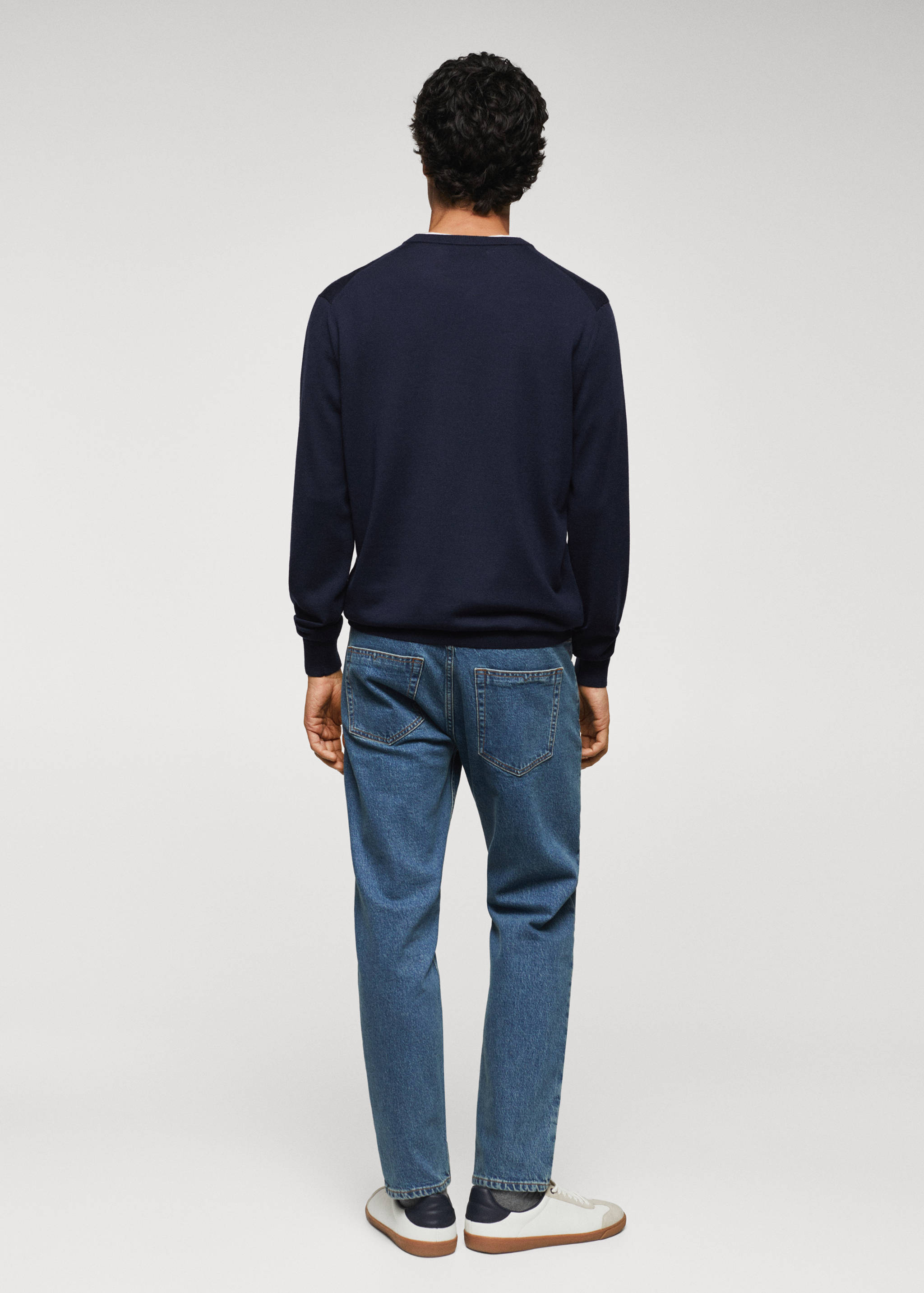 Merino wool washable sweater - Reverse of the article