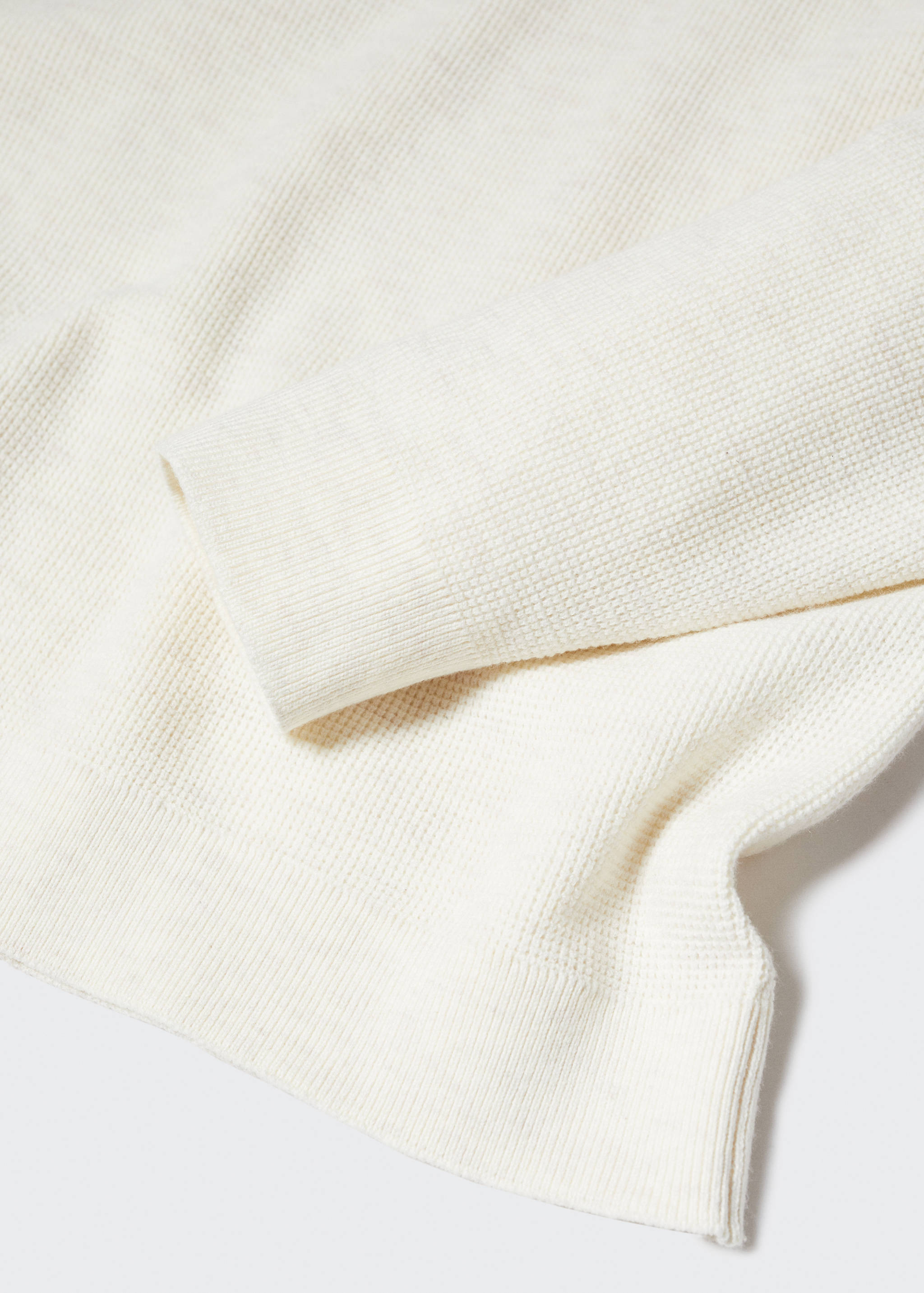 Structured cotton sweater - Details of the article 8