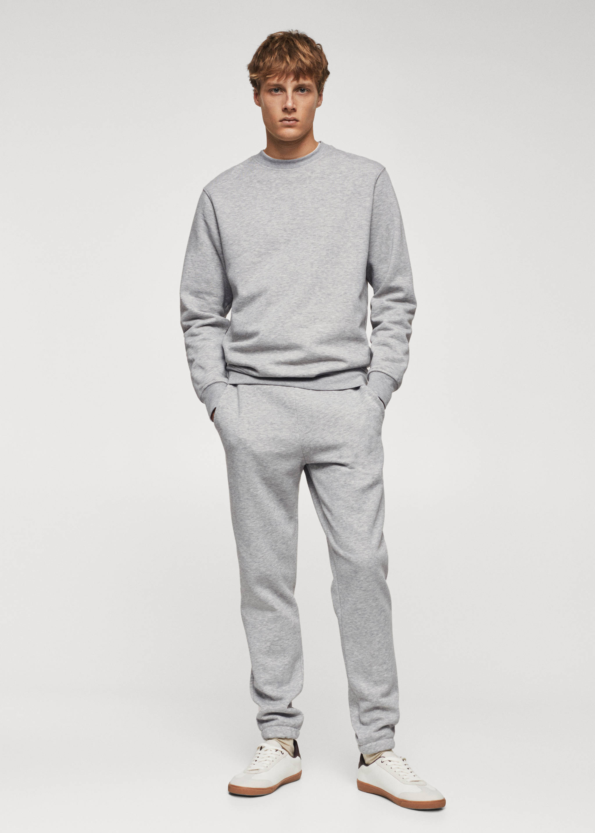 Sweat-shirt tissu éponge coton - Plan général