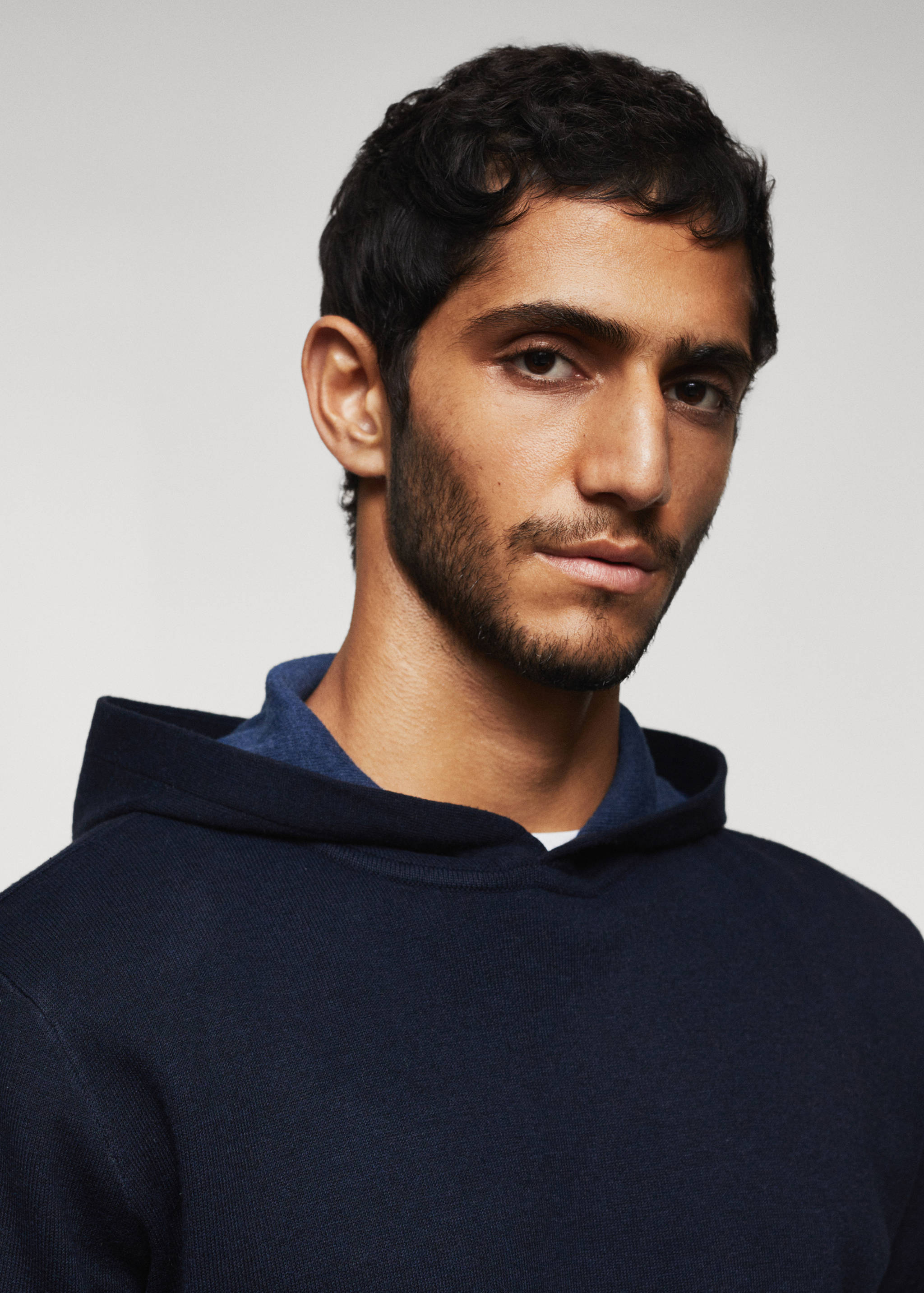 Хлопковый джемпер с капюшоном - Деталь изделия 1