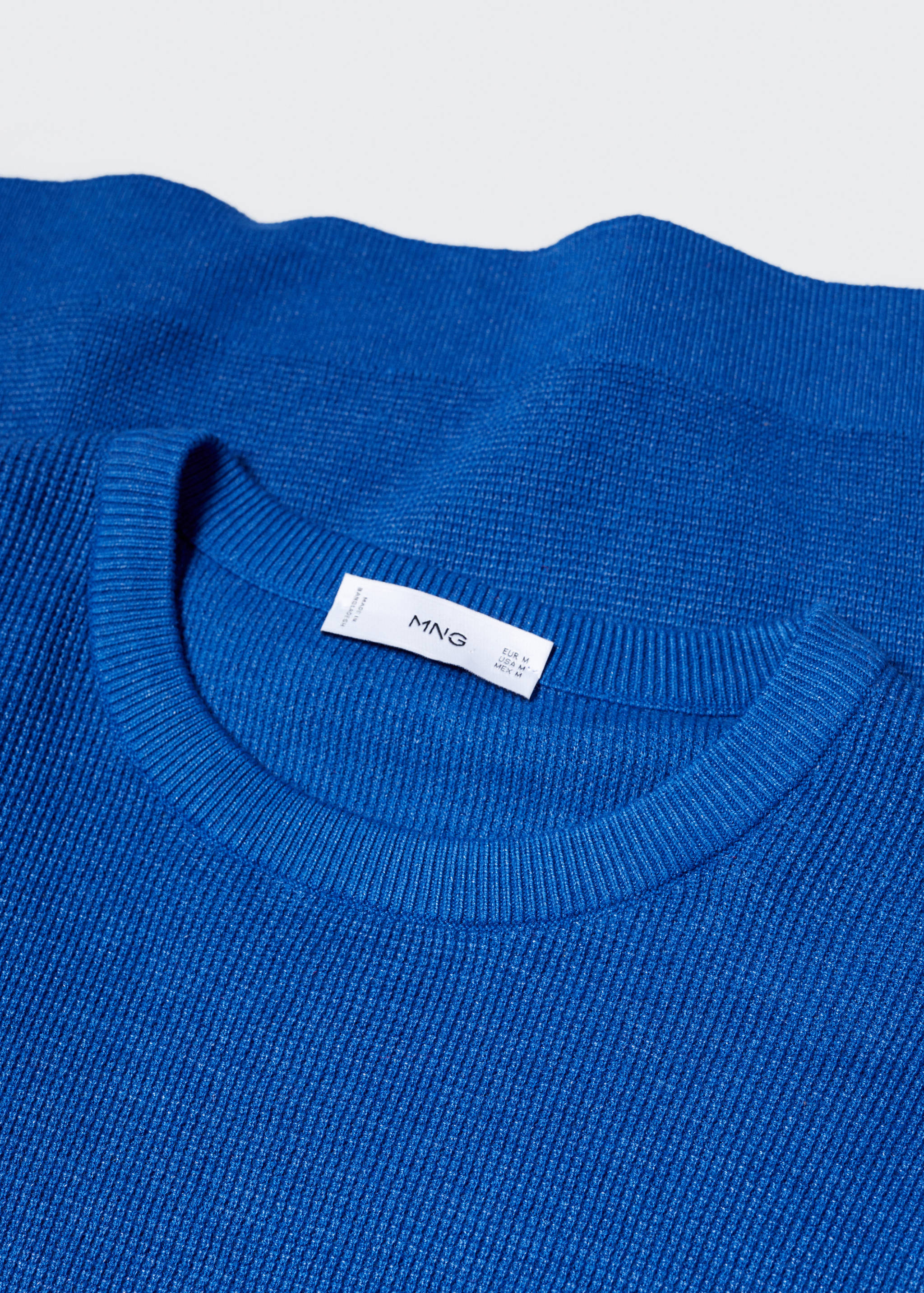 Structured cotton sweater - Details of the article 8