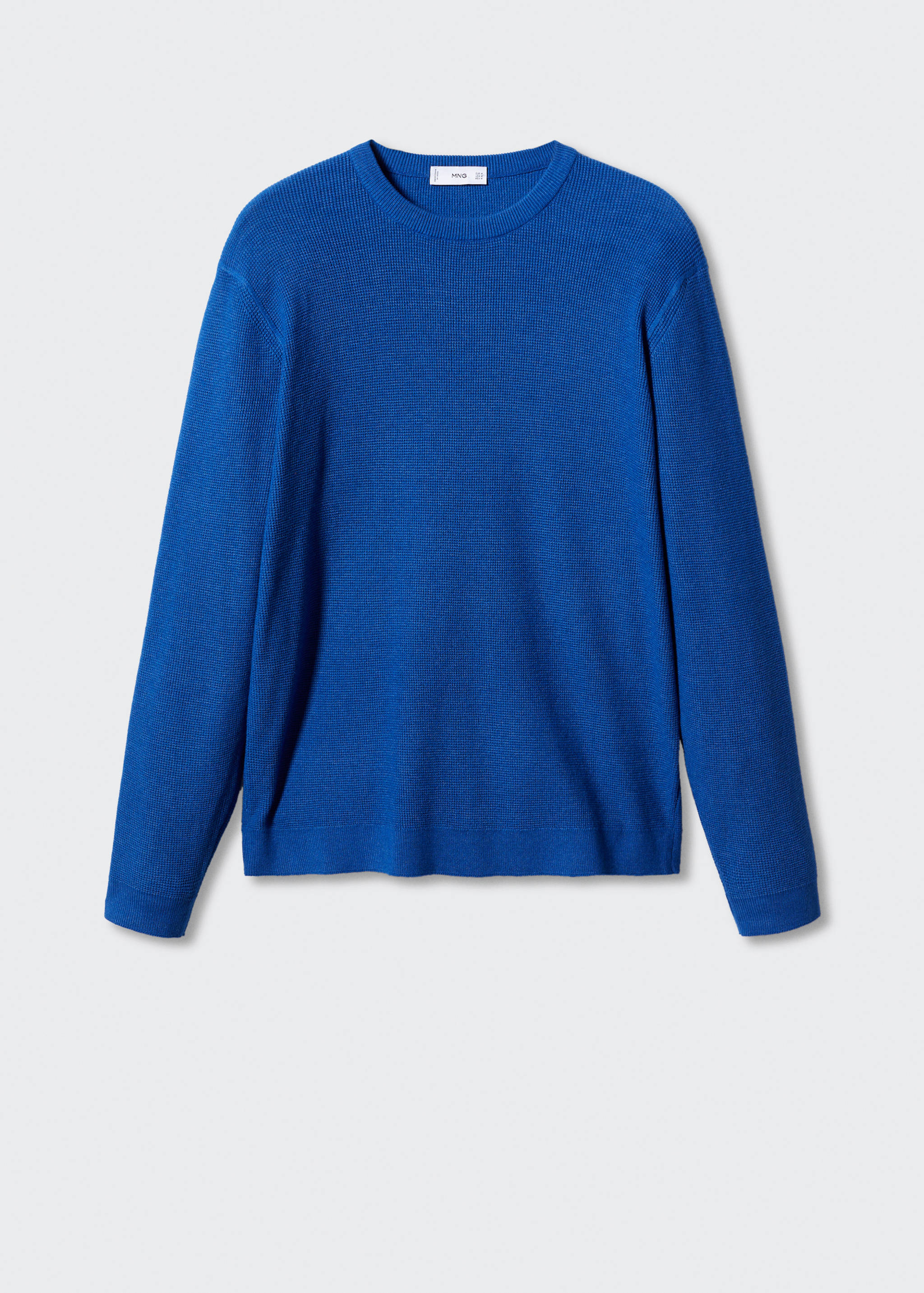 Structured cotton sweater - Article without model