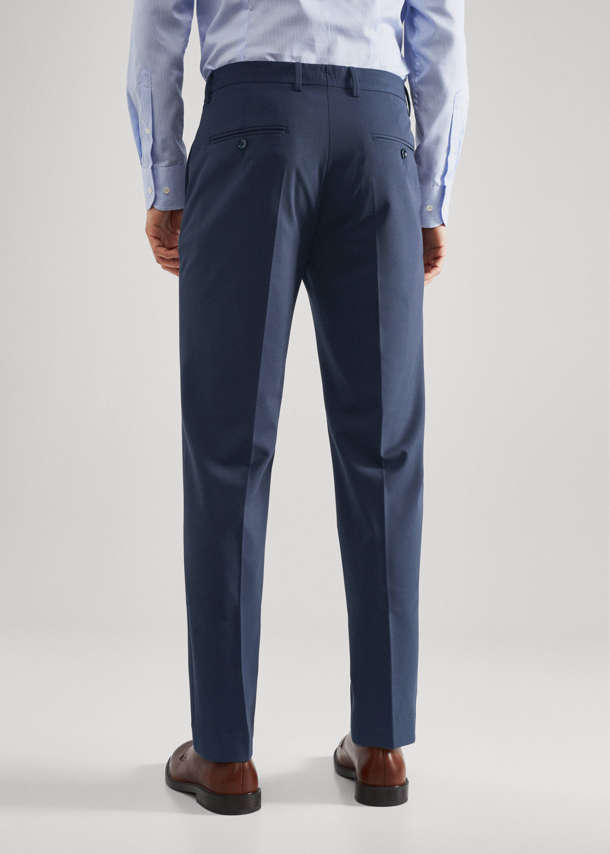Slim fit suit trousers - Reverse of the article