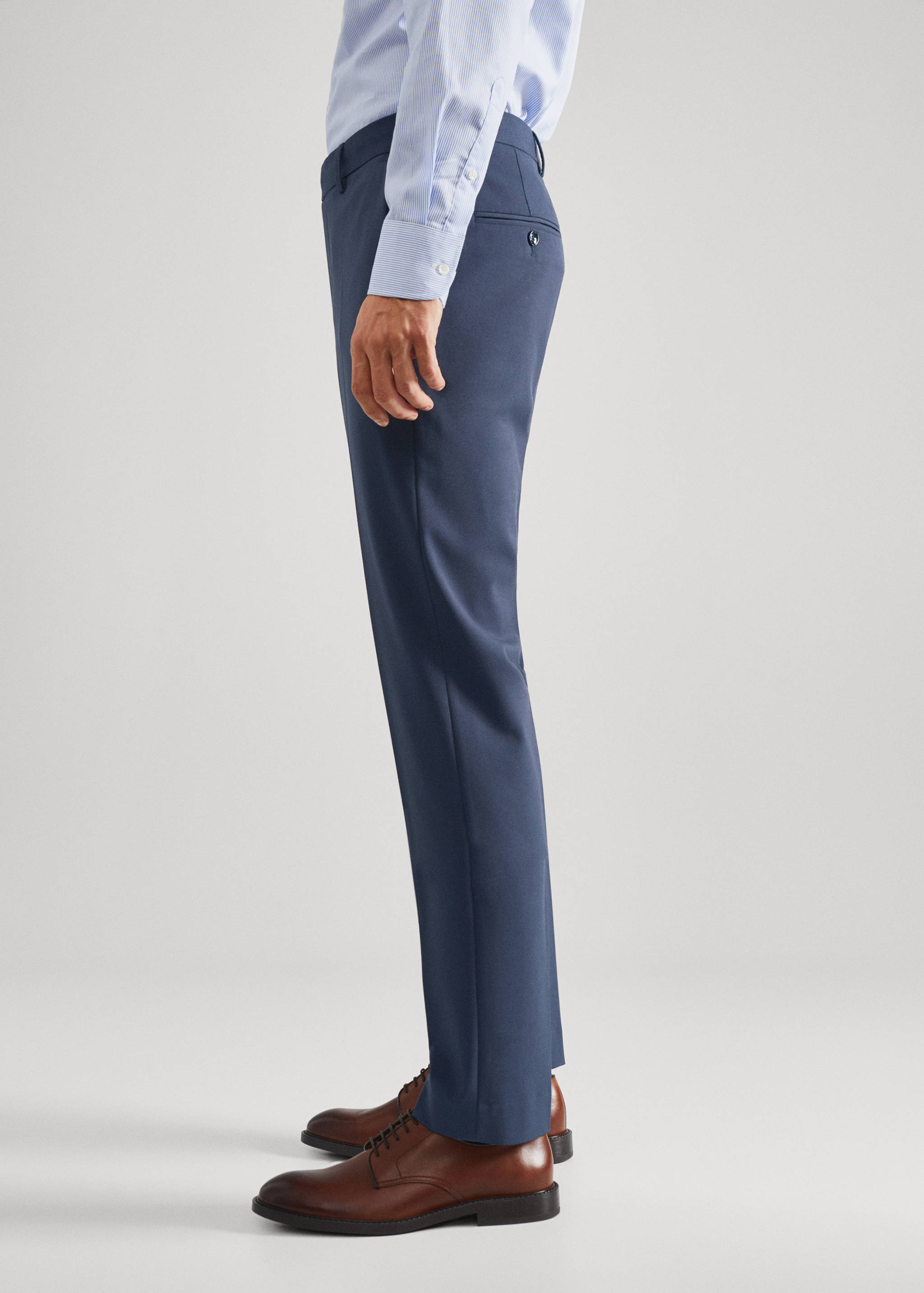 Slim fit suit trousers - Details of the article 4