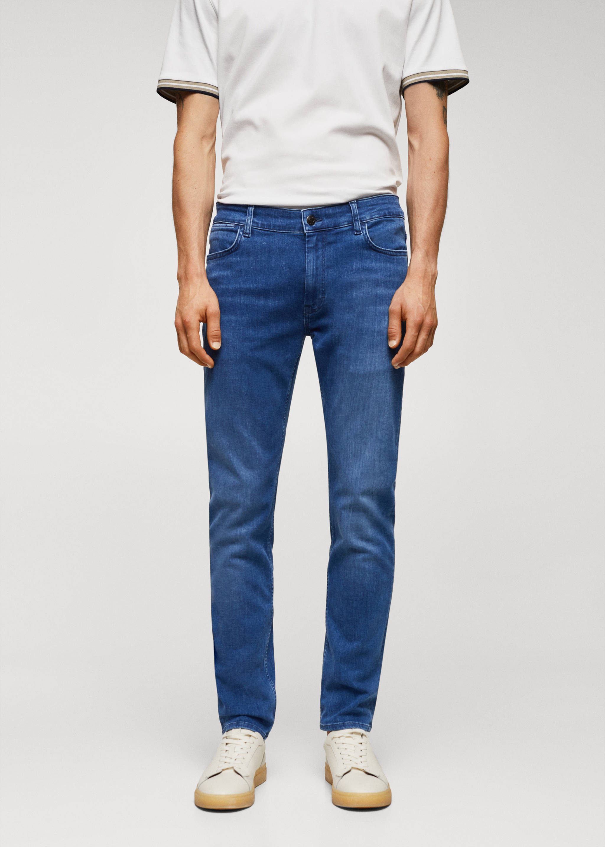 Slim fit Ultra Soft Touch Patrick jeans - Medium plane