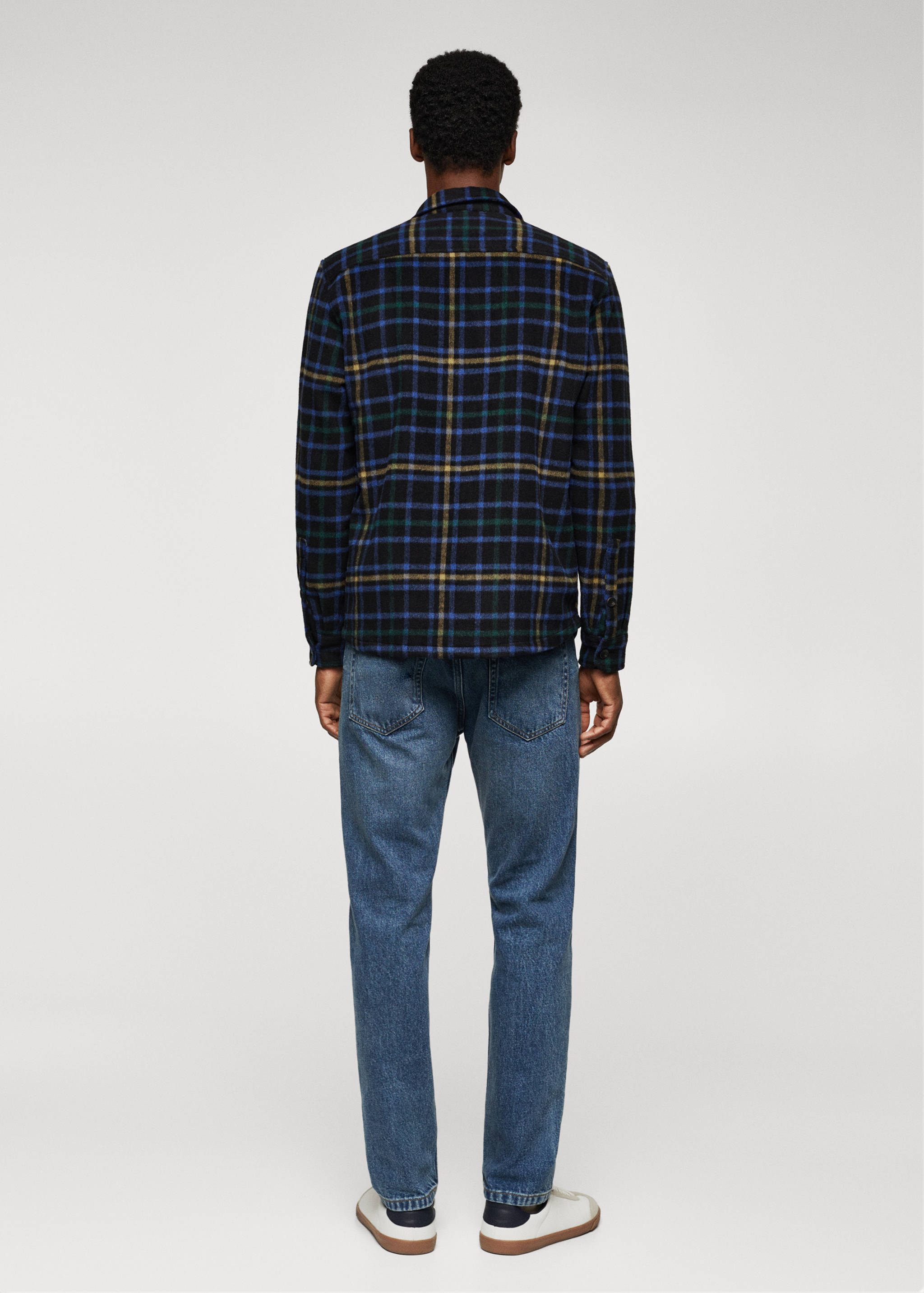 Chemise flanelle à carreaux - Verso de l’article