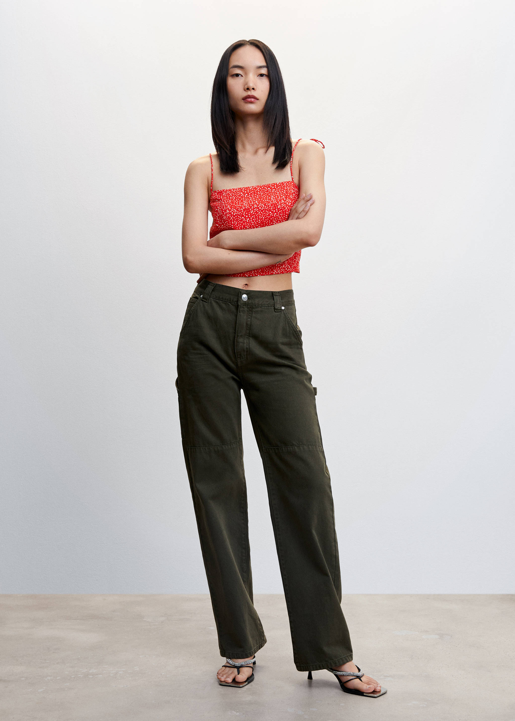 Top bretelles à nœud - Plan général