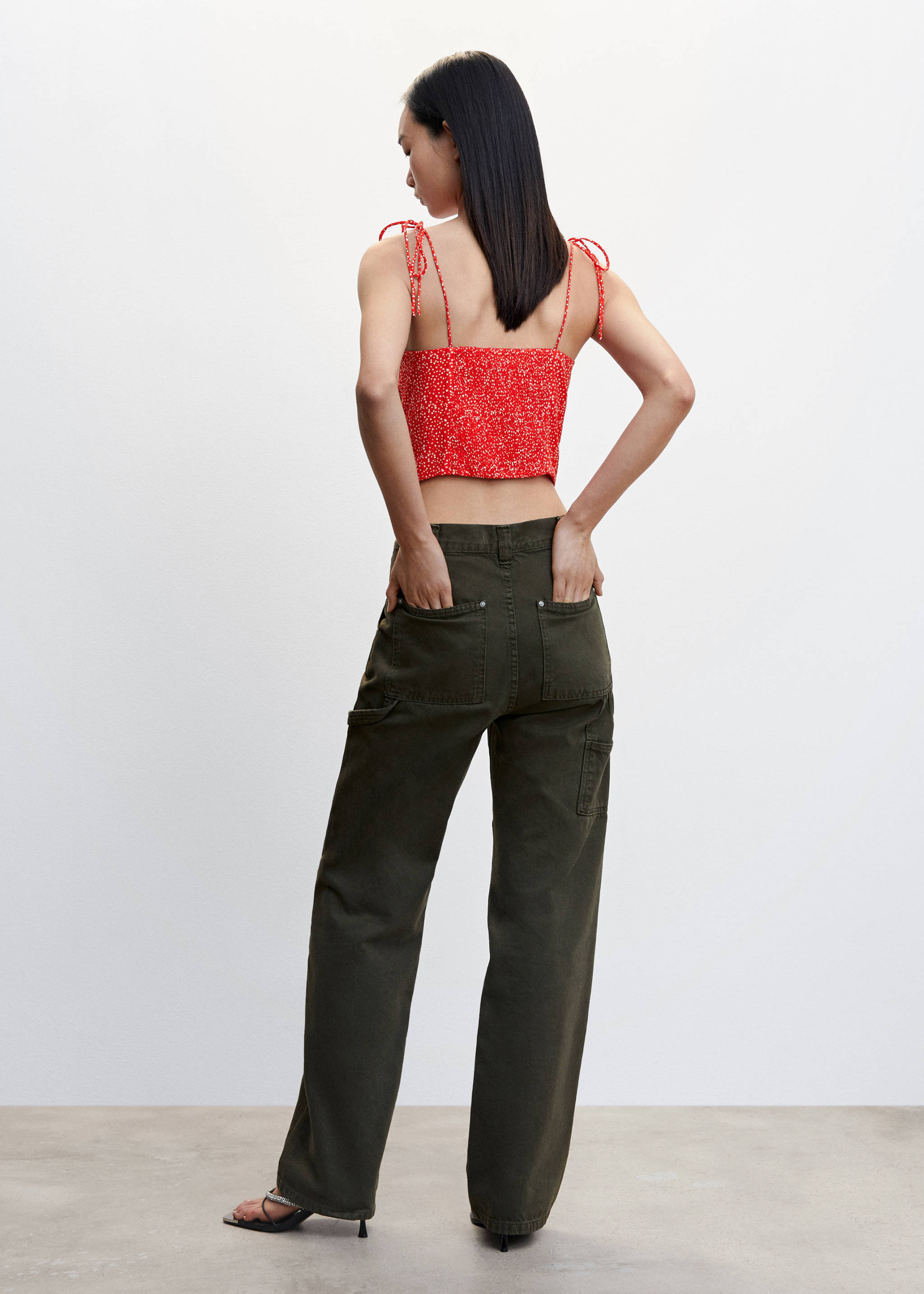 Top bretelles à nœud - Verso de l’article