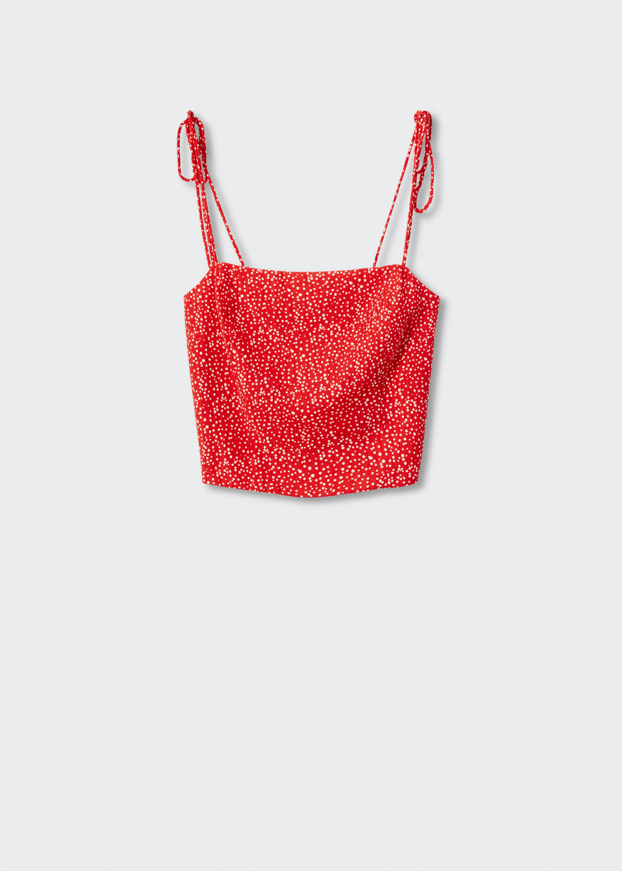 Top bretelles à nœud - Article sans modèle