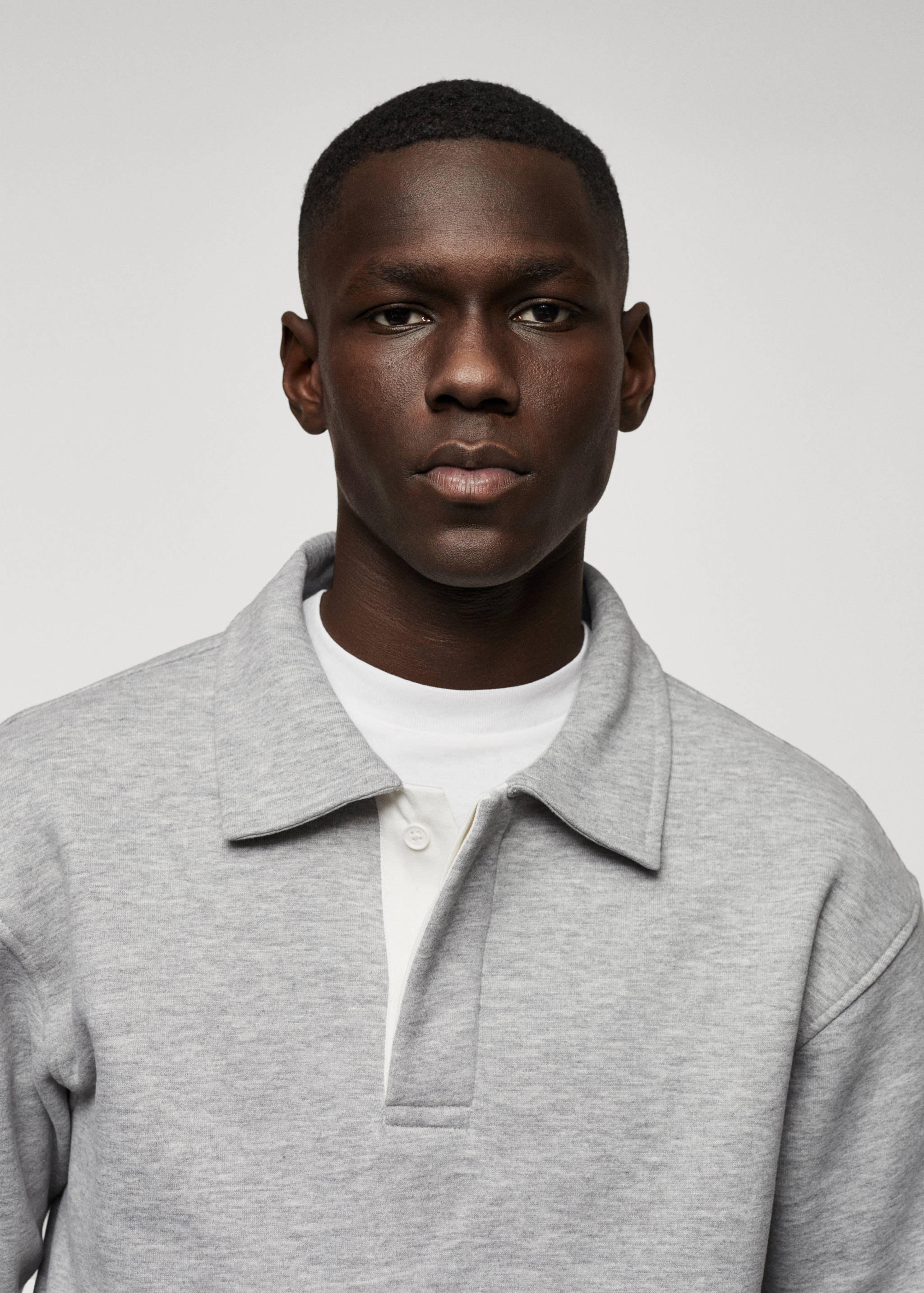 Polo coton à manches longues - Détail de l'article 1