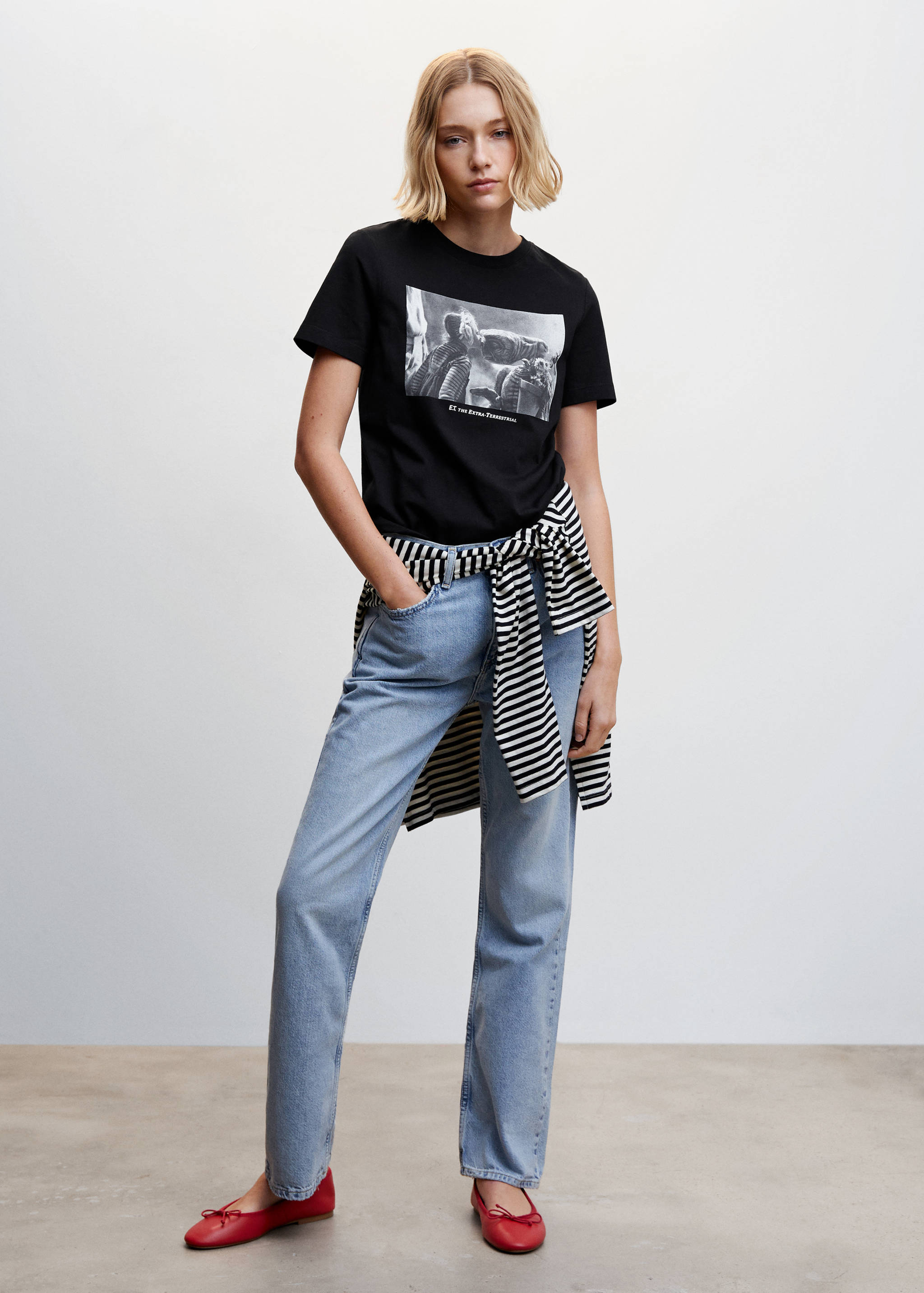 T-shirt manches courtes E.T. - Plan général