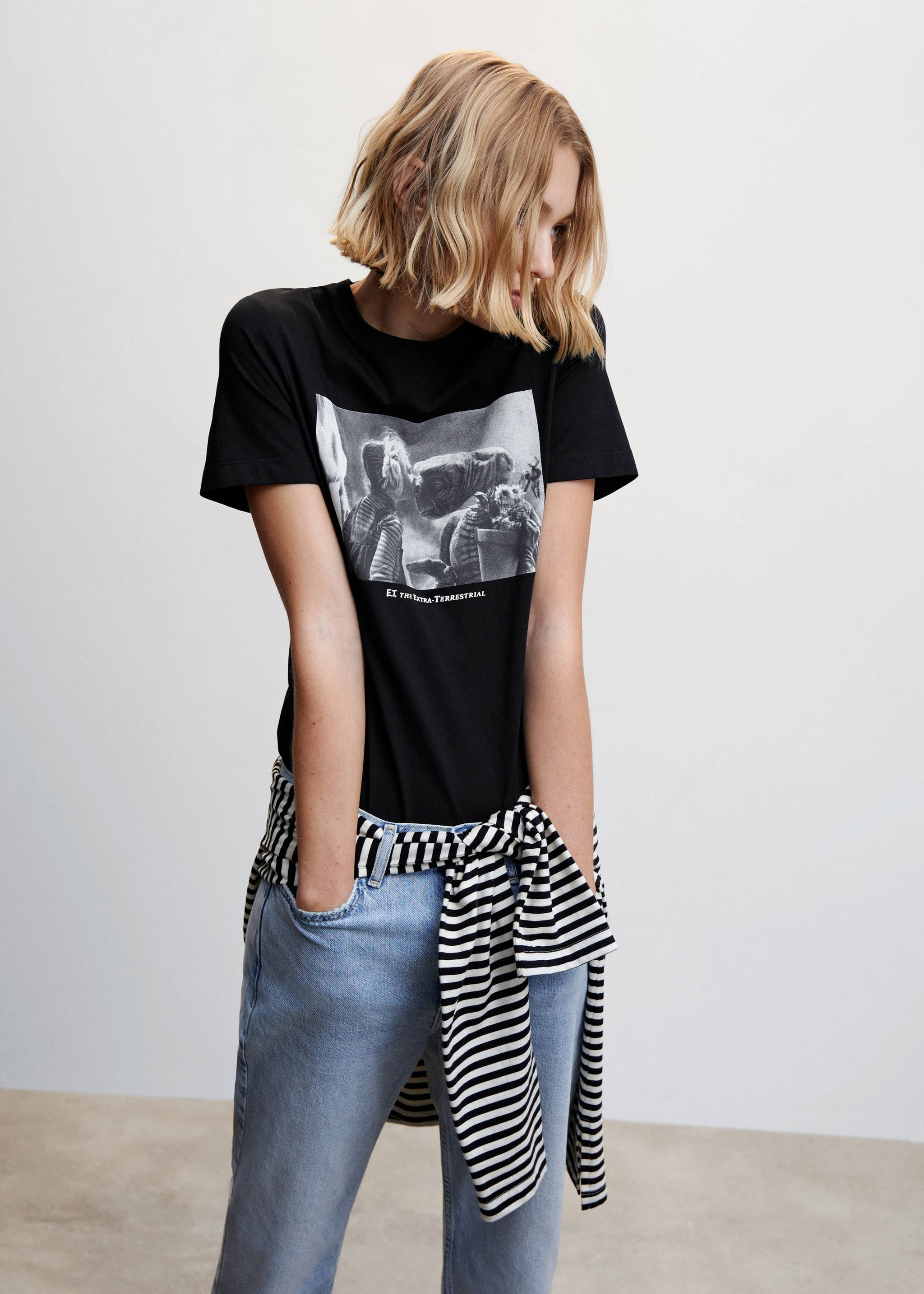 T-shirt manches courtes E.T. - Plan moyen