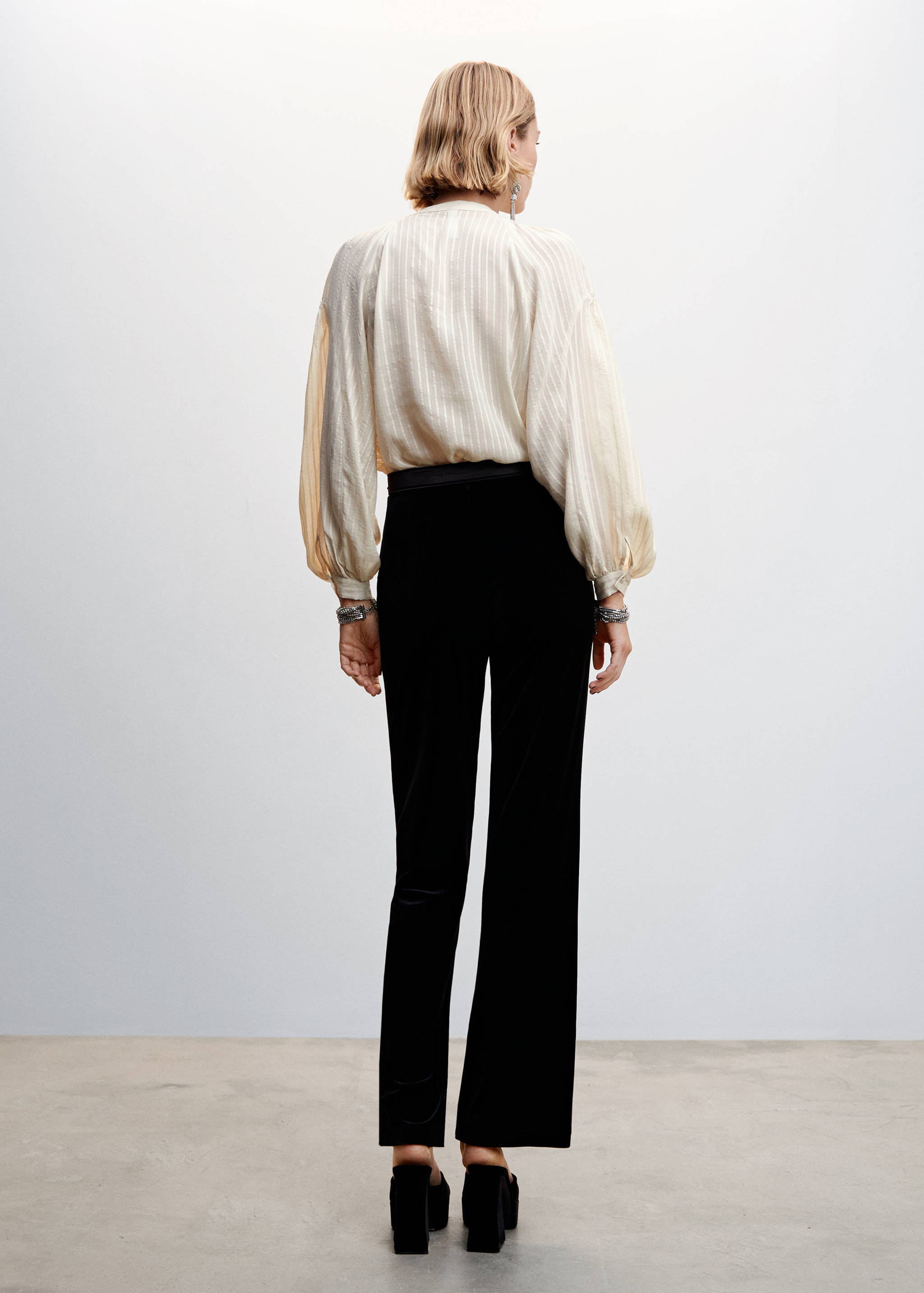 Boho blouse with tassel detail - Reverse of the article