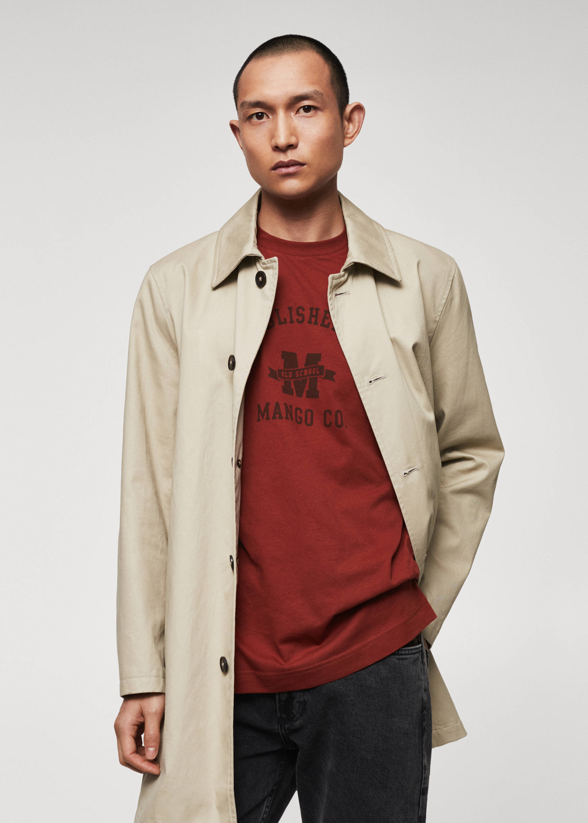 T-shirt coton style universitaire  - Détail de l'article 4