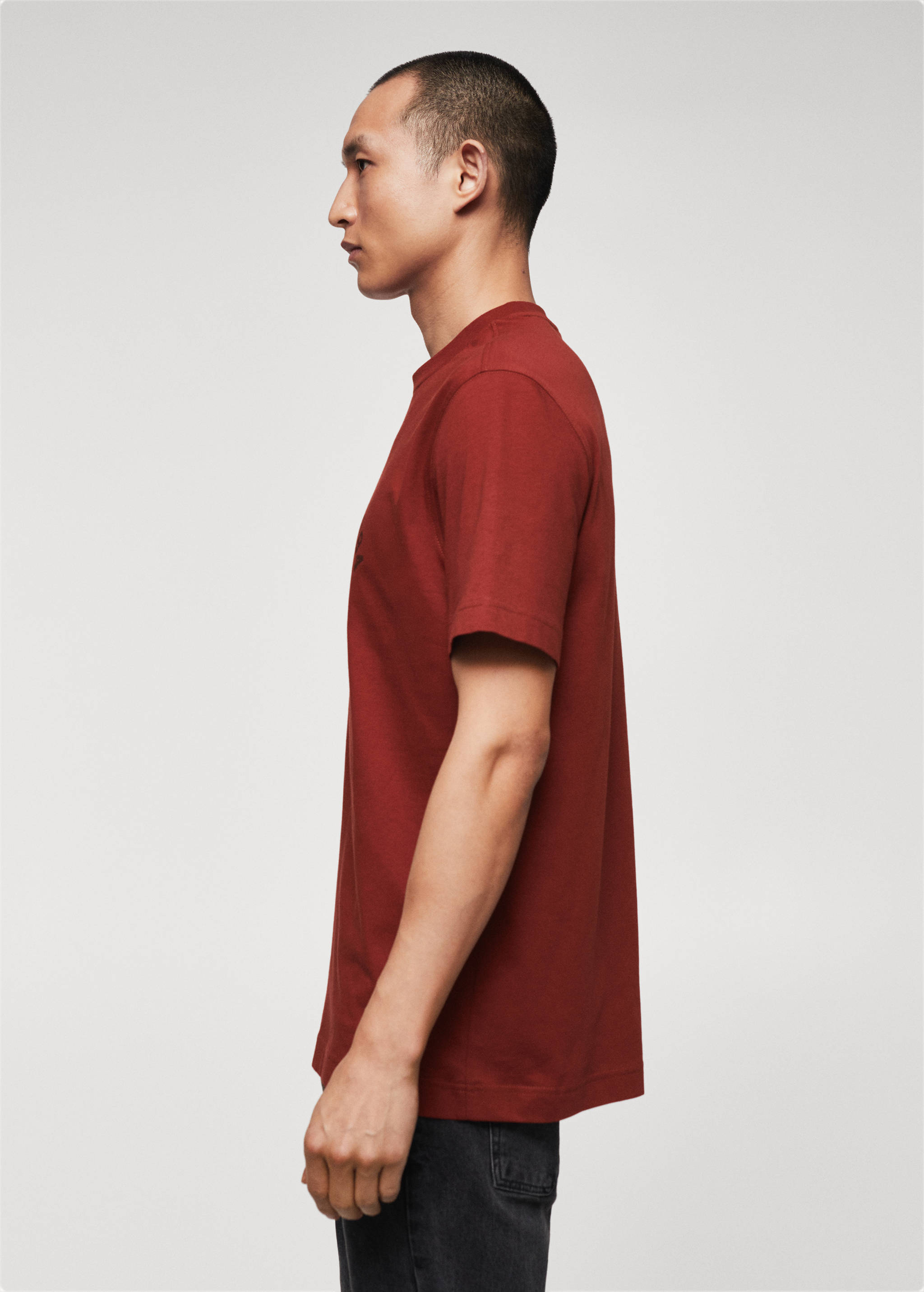 T-shirt coton style universitaire  - Détail de l'article 6