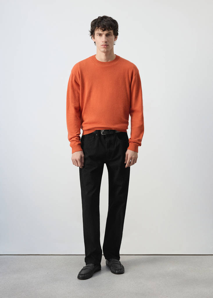 Jeansy 100% bawełna relaxed fit black denim - Mężczyzna - 42 - MANGO MAN