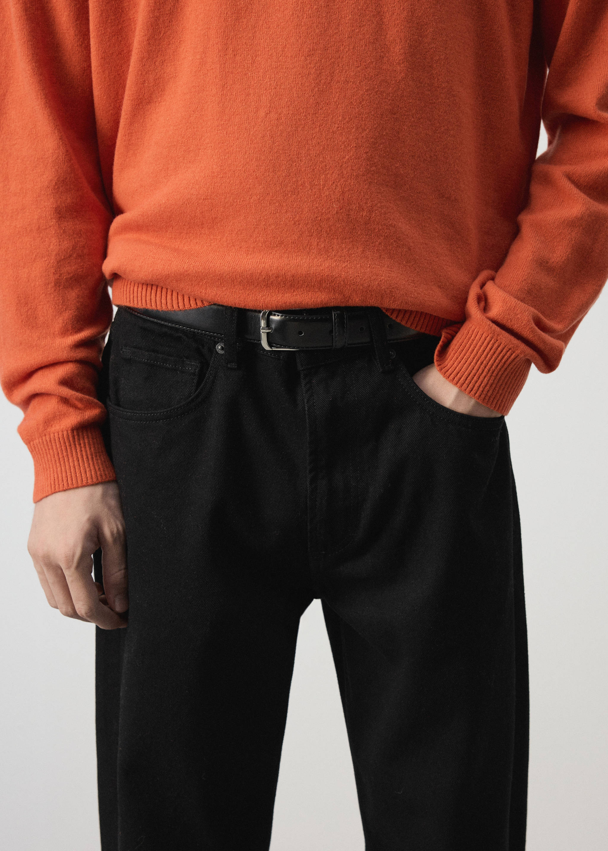 %100 pamuklu relaxed fit jean - Ürün detayı 1