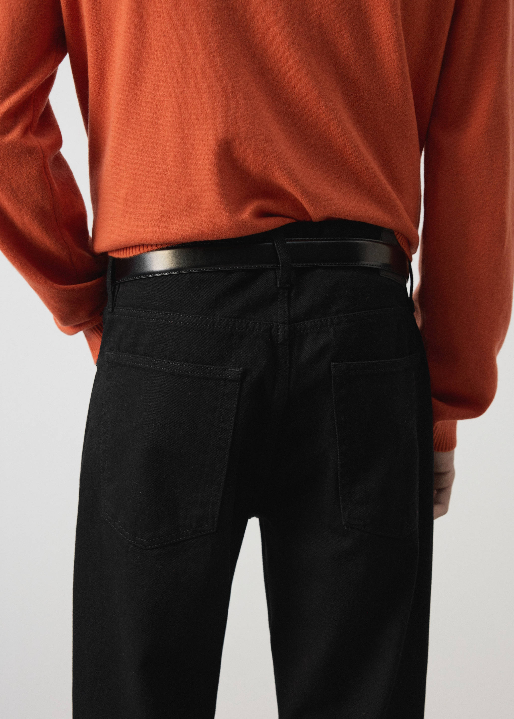 %100 pamuklu relaxed fit jean - Ürün detayı 3