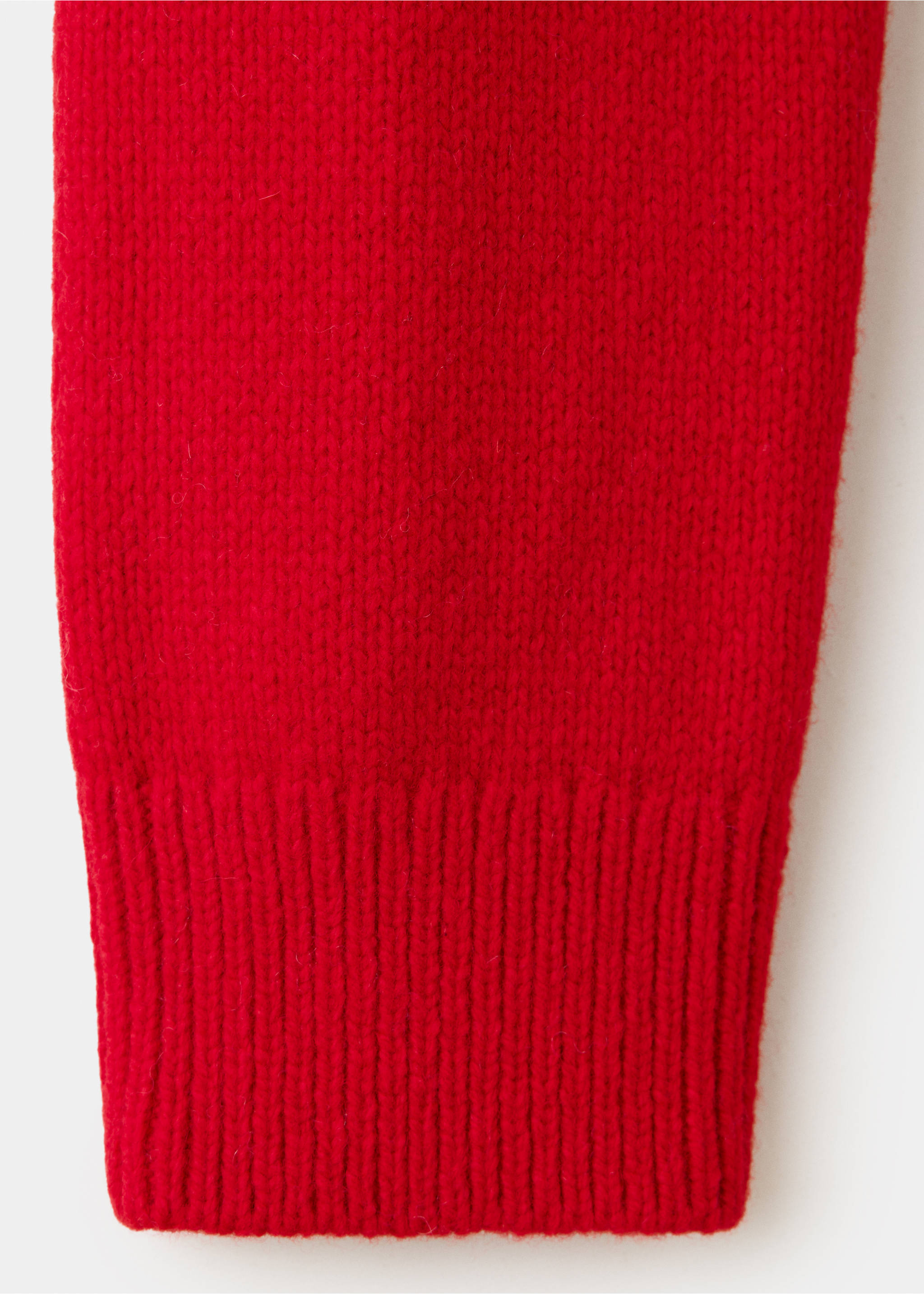 Close-up of red knit jersey fabric texture., Red. Ref: 47041362-00.