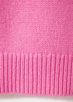 V-neck wool sweater — Fuchsia 7