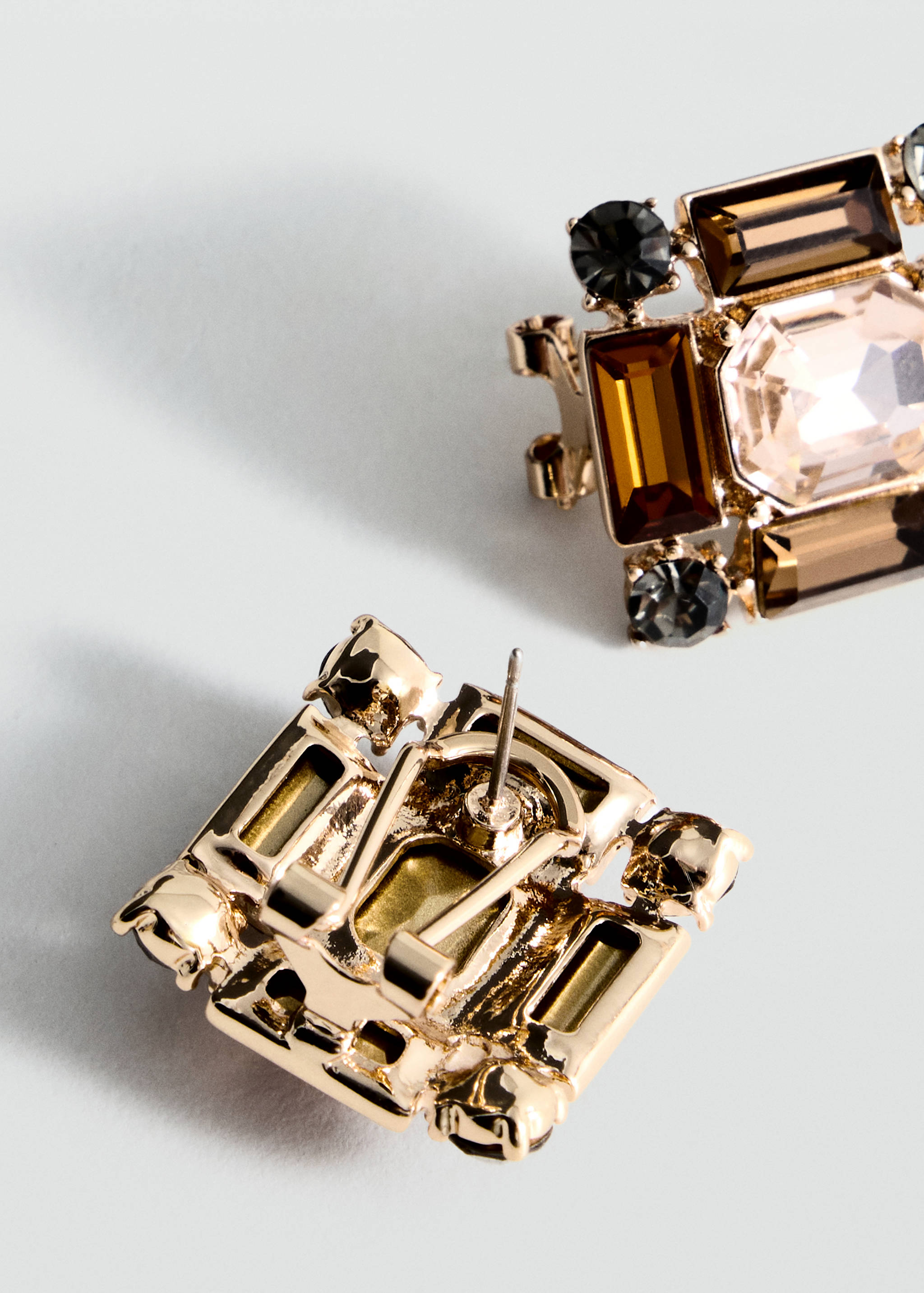 Boucles d'oreilles cristaux combinés - Détail de l'article 1