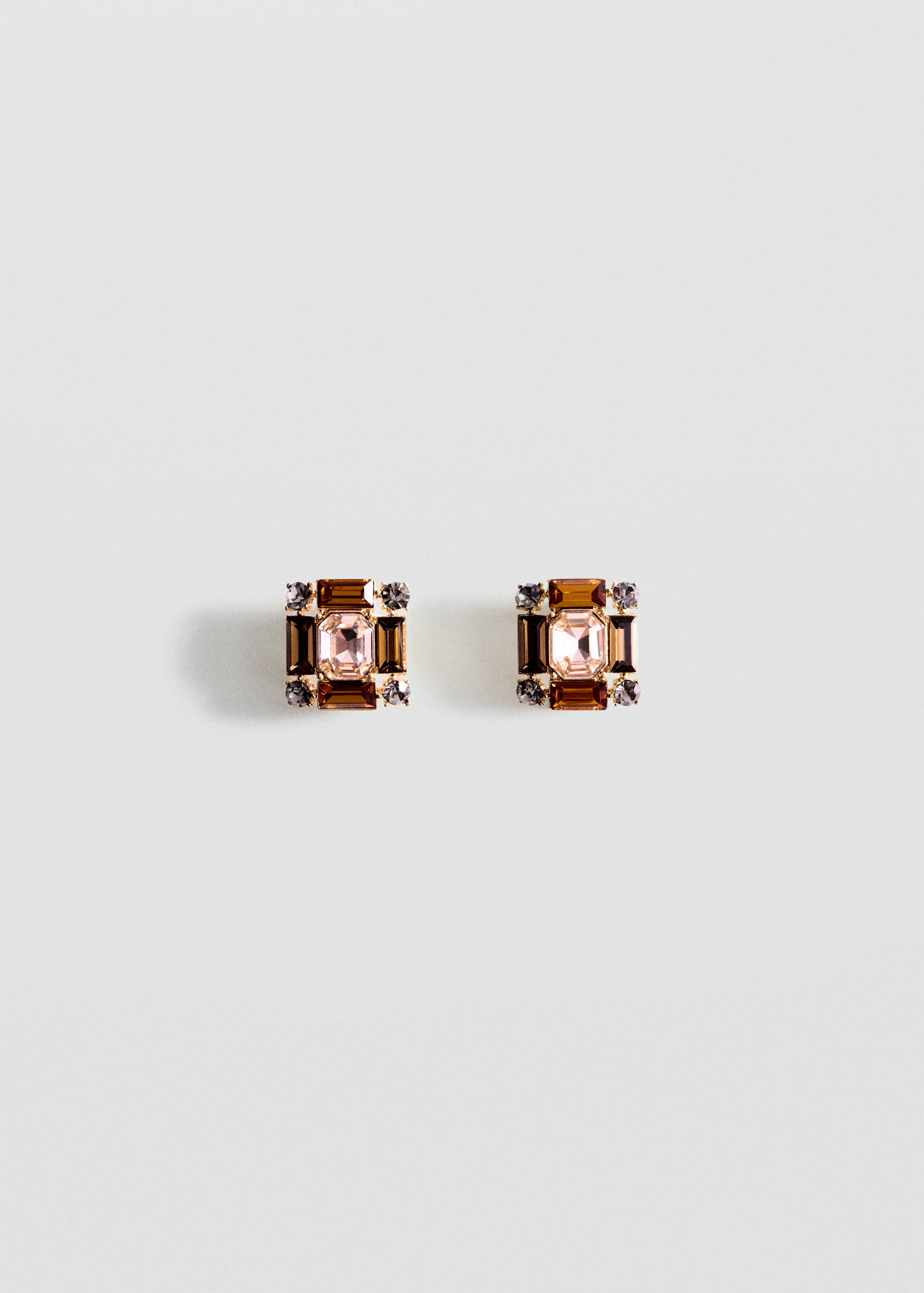 Boucles d'oreilles cristaux combinés - Article sans modèle