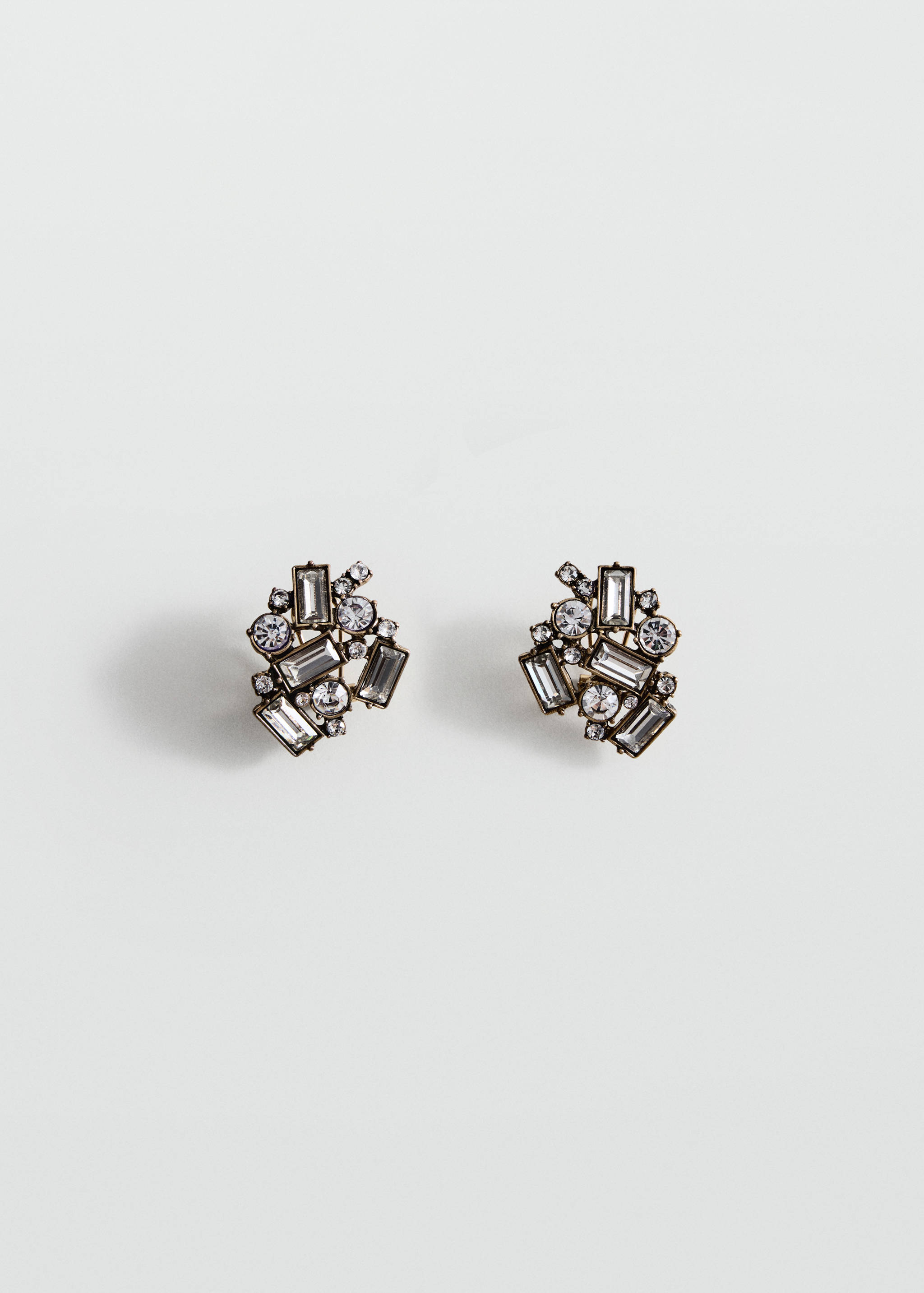 Boucles d'oreilles cristaux combinés - Article sans modèle