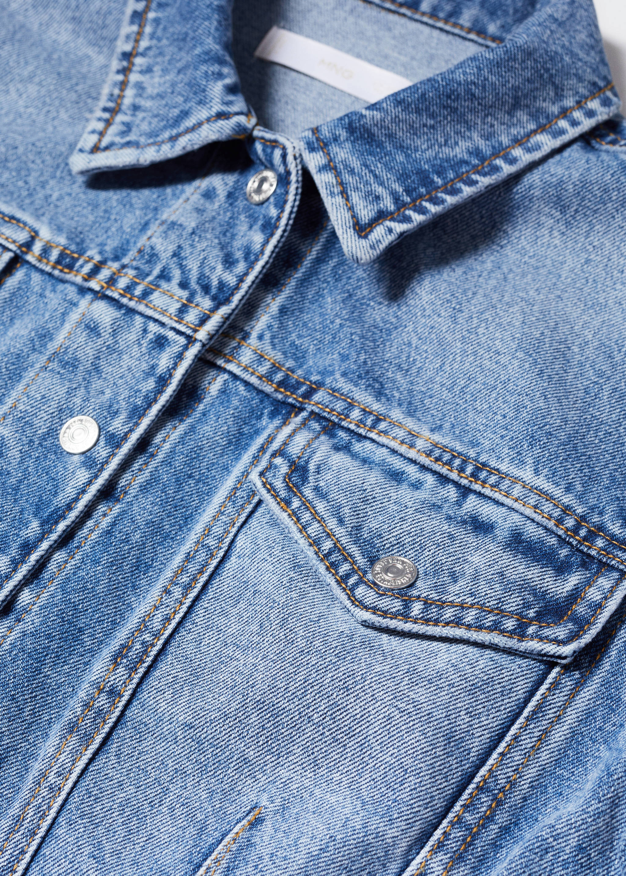 جاكيت دنيم بجيوب - تفاصيل المنتج 8