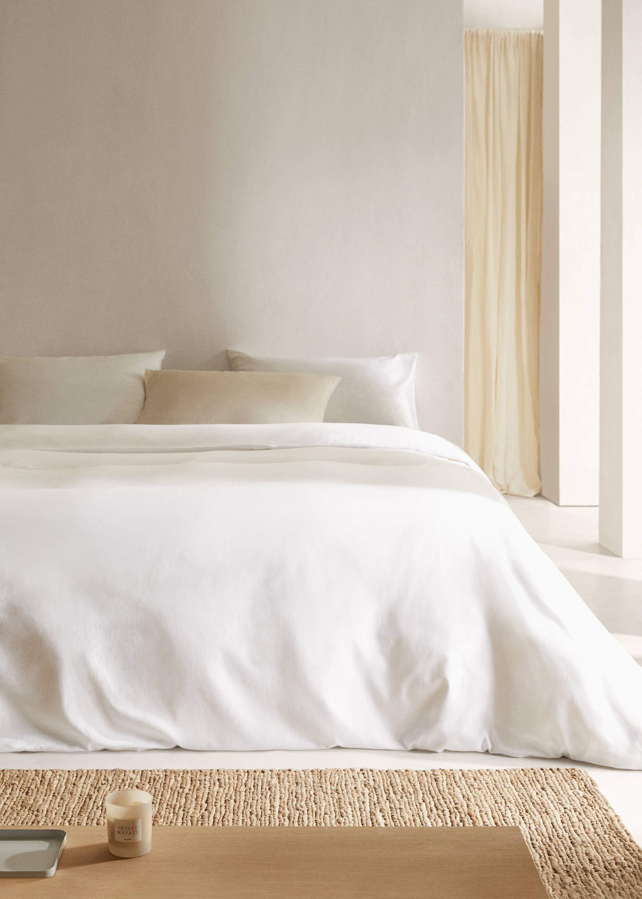 Față de plapumă din satin, pat de 150/160 cm - Plan general