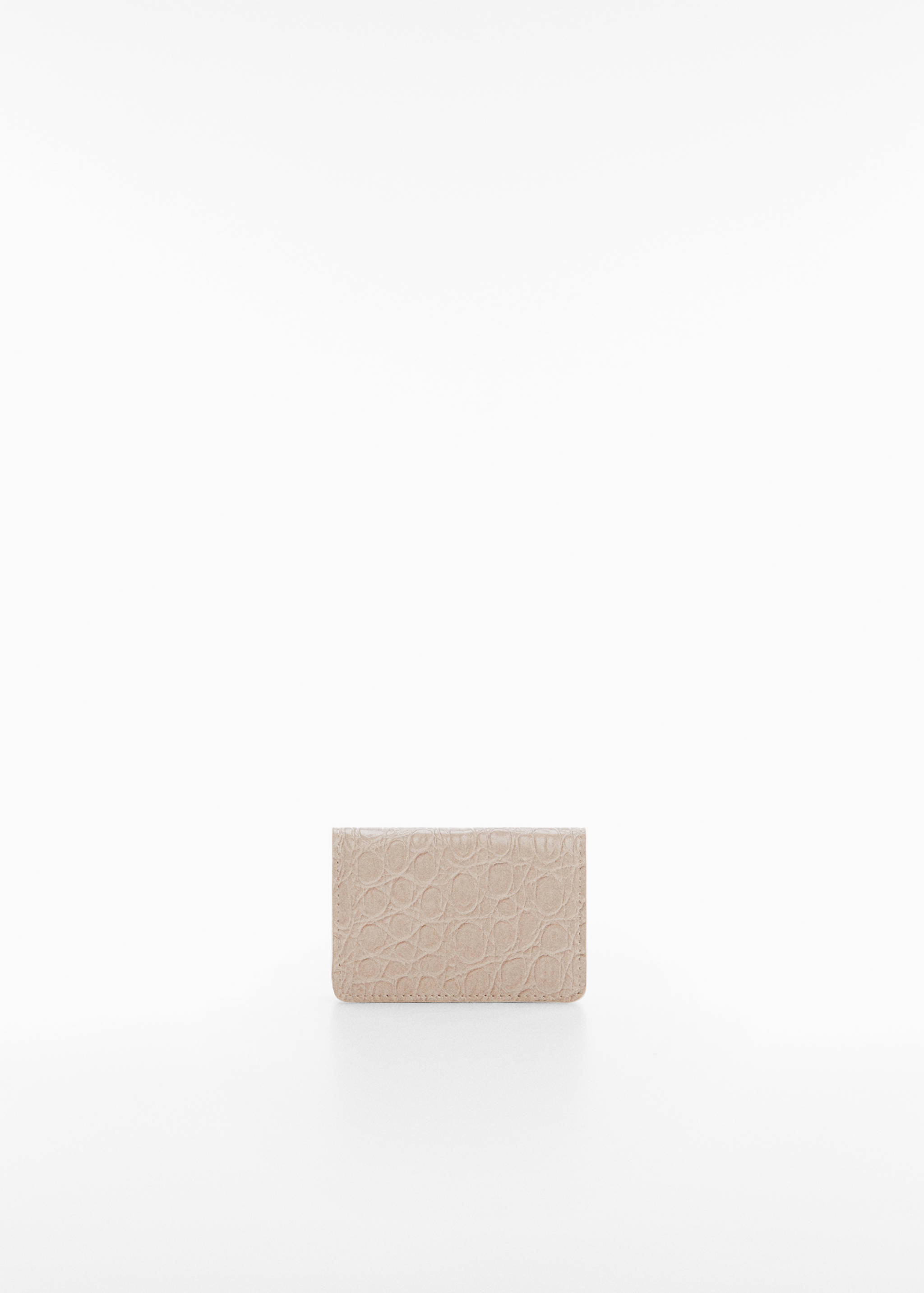 Snake-effect purse - Medium plane