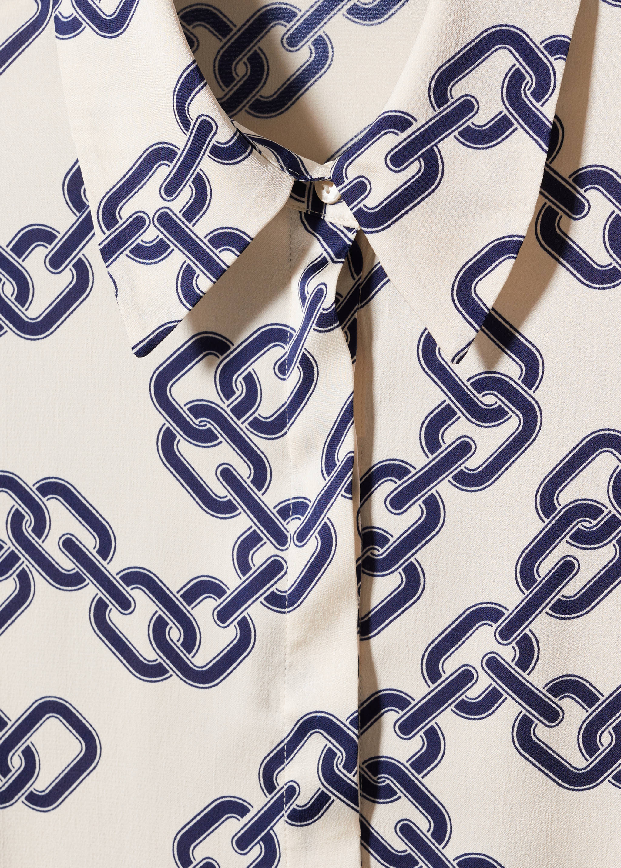 Satin finish flowy shirt - Details of the article 8