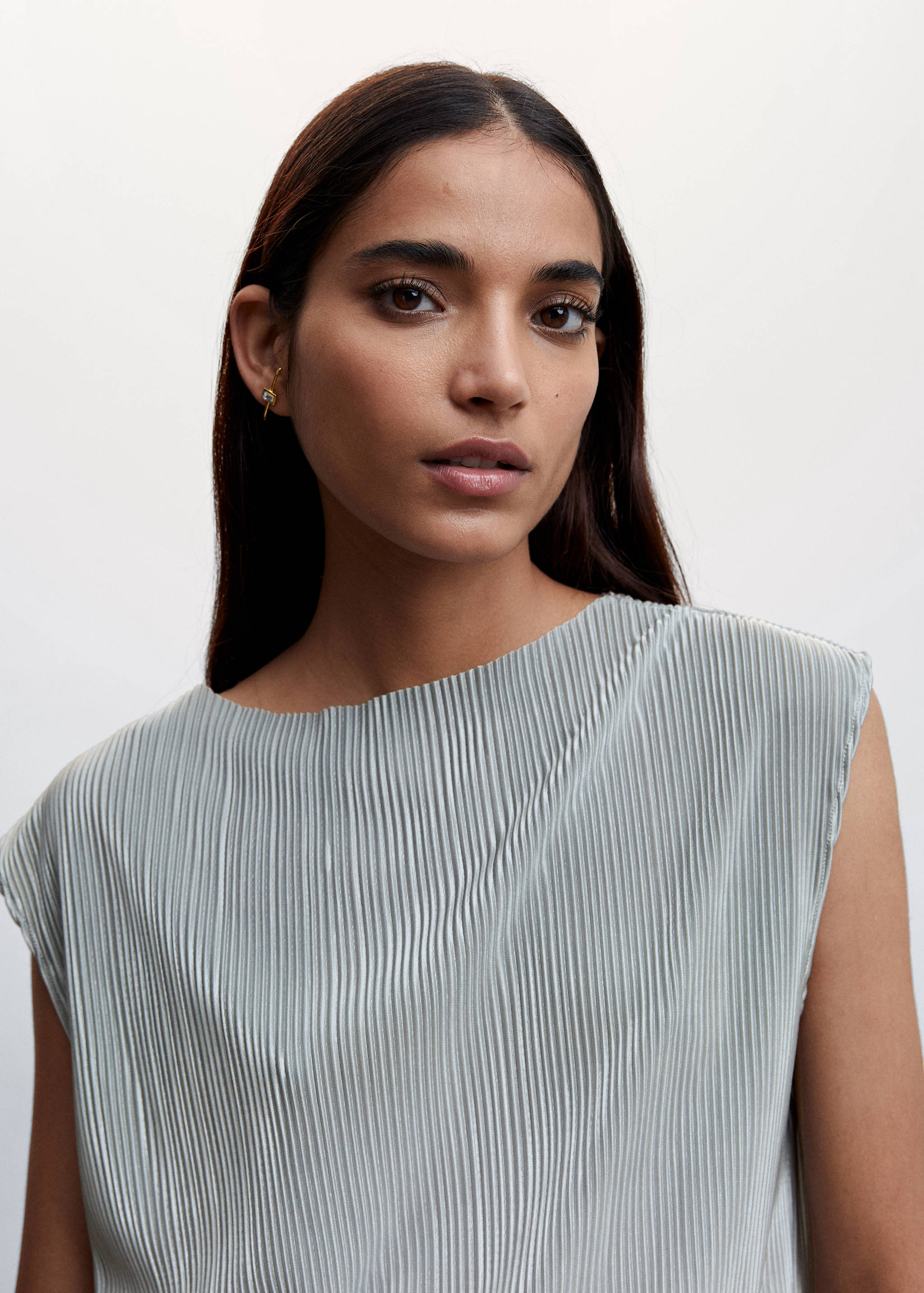 Top plissé à bretelles - Détail de l'article 1