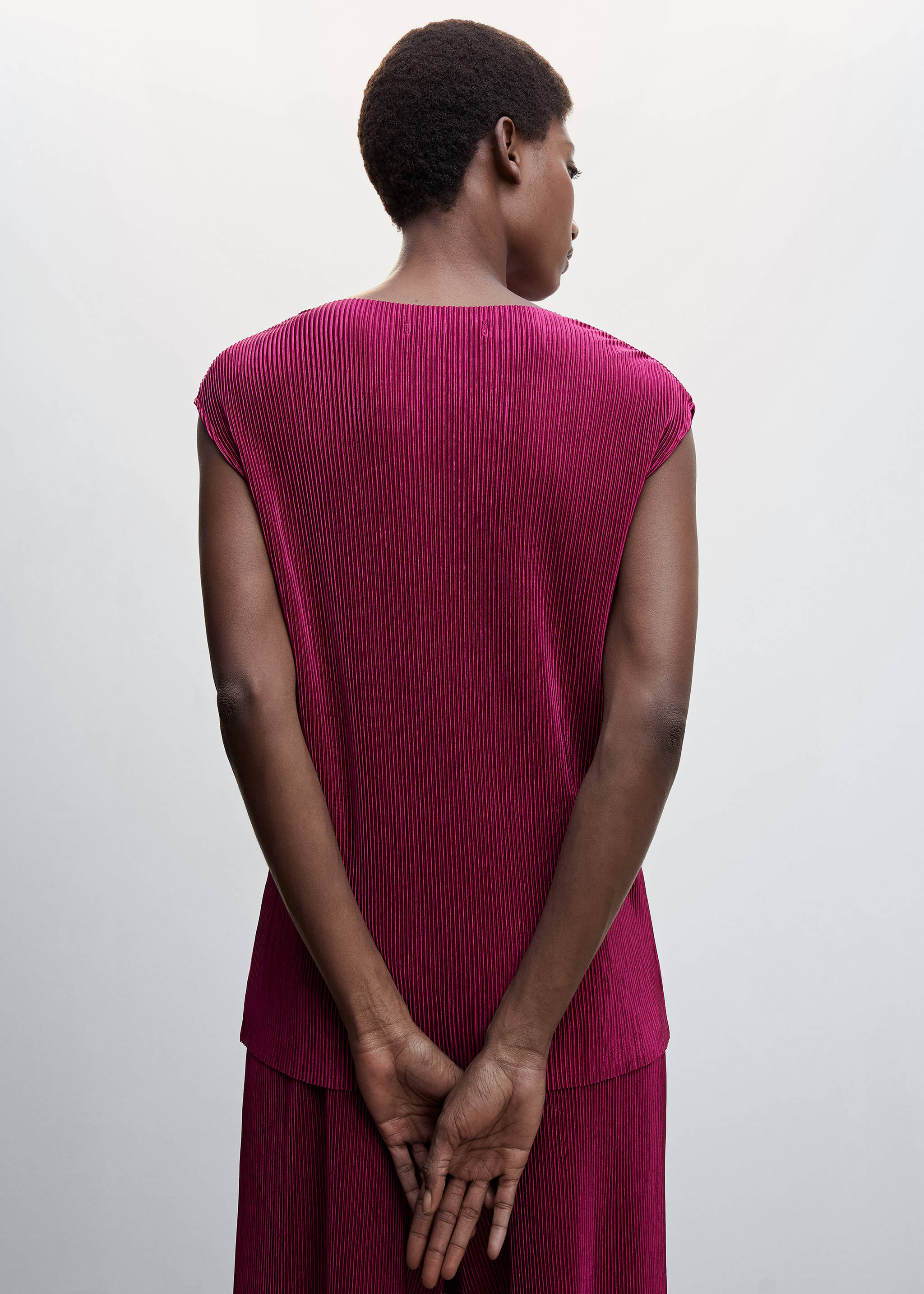 Top plissé à bretelles - Détail de l'article 1