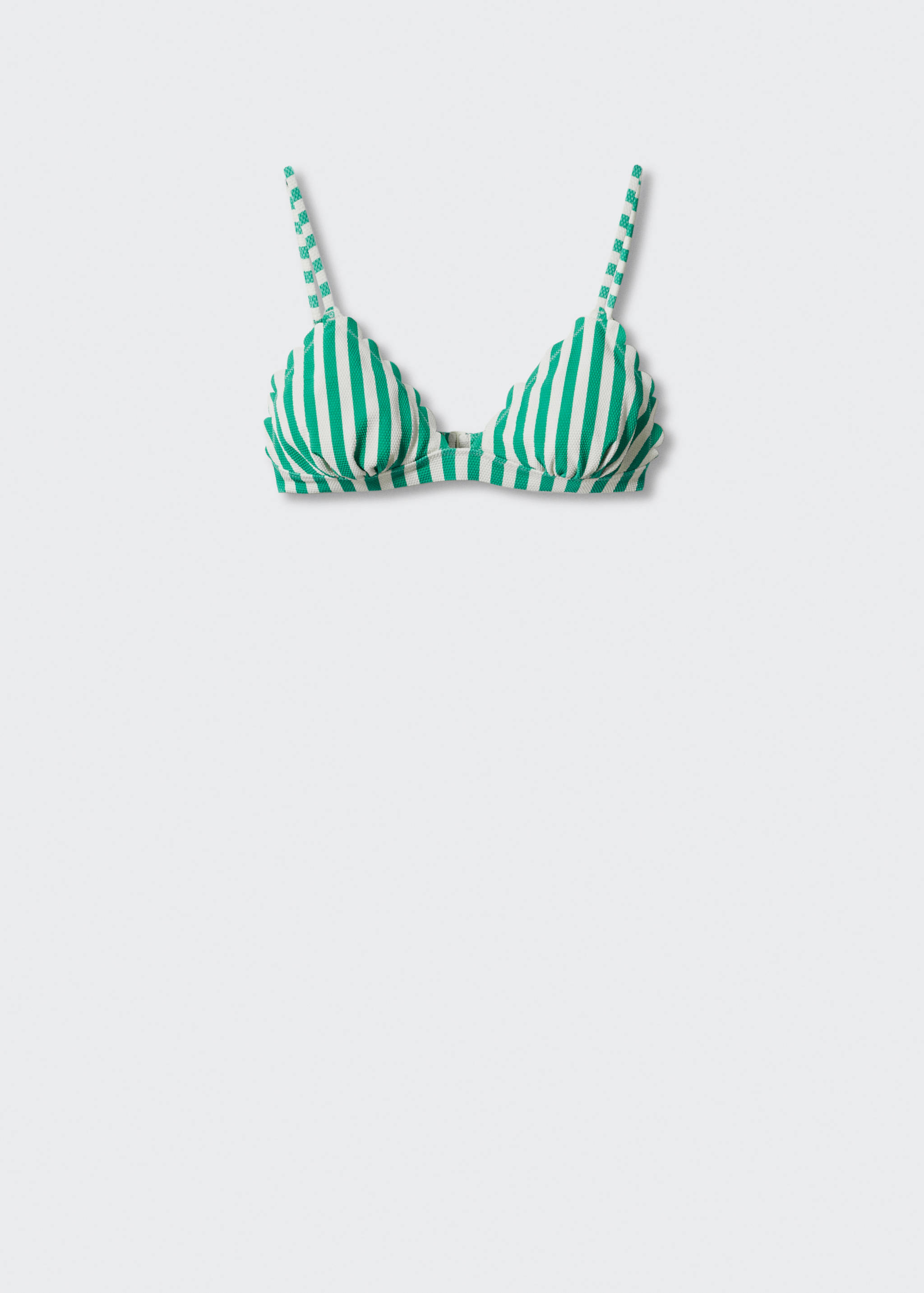 Scalloped bikini top - Article without model