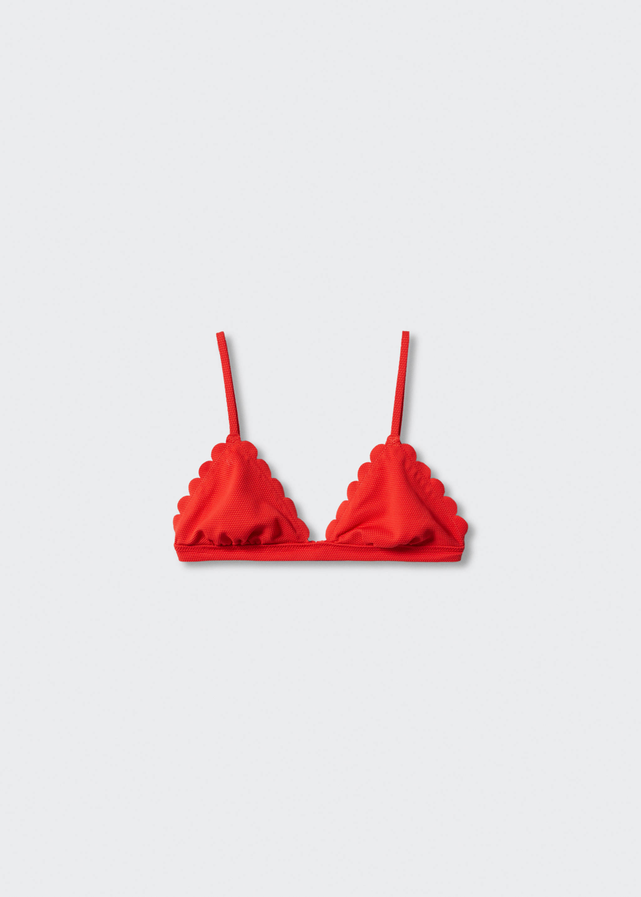 Scalloped bikini top - Article without model